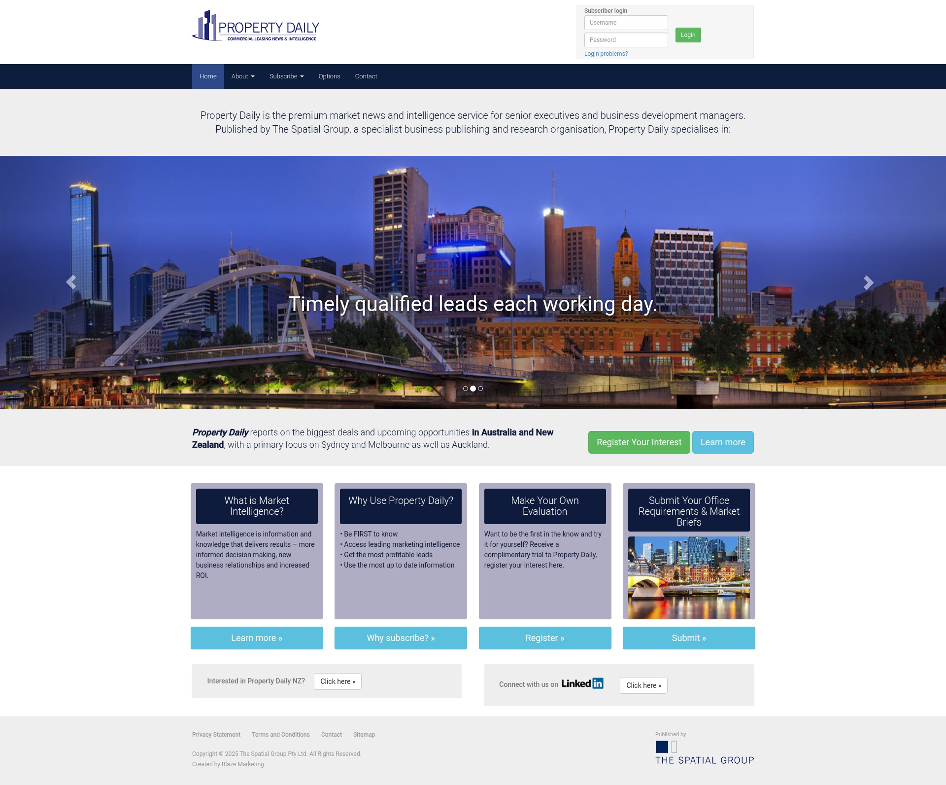 Screenshot of www.propertydaily.com.au