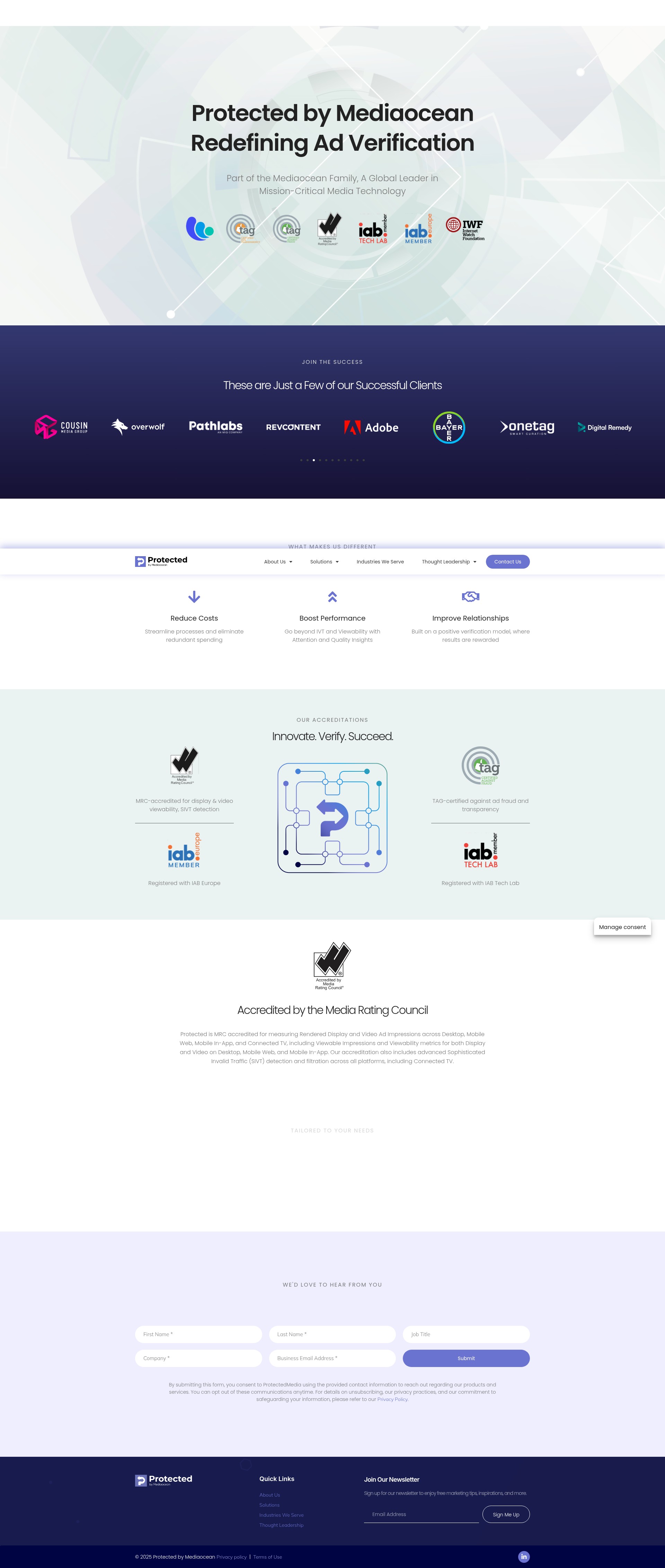 Screenshot of www.protected.media