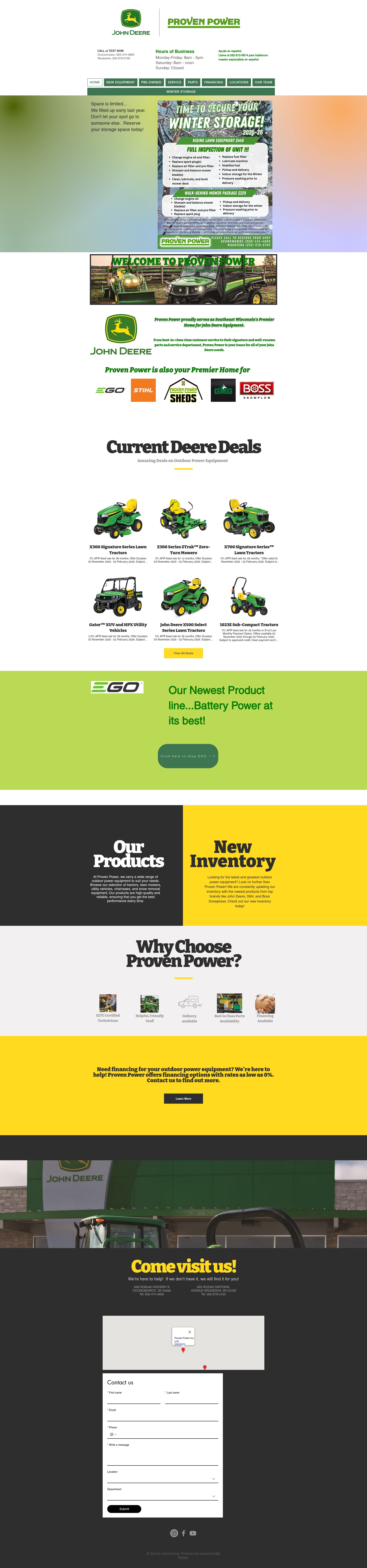 Screenshot of www.provenpower.com