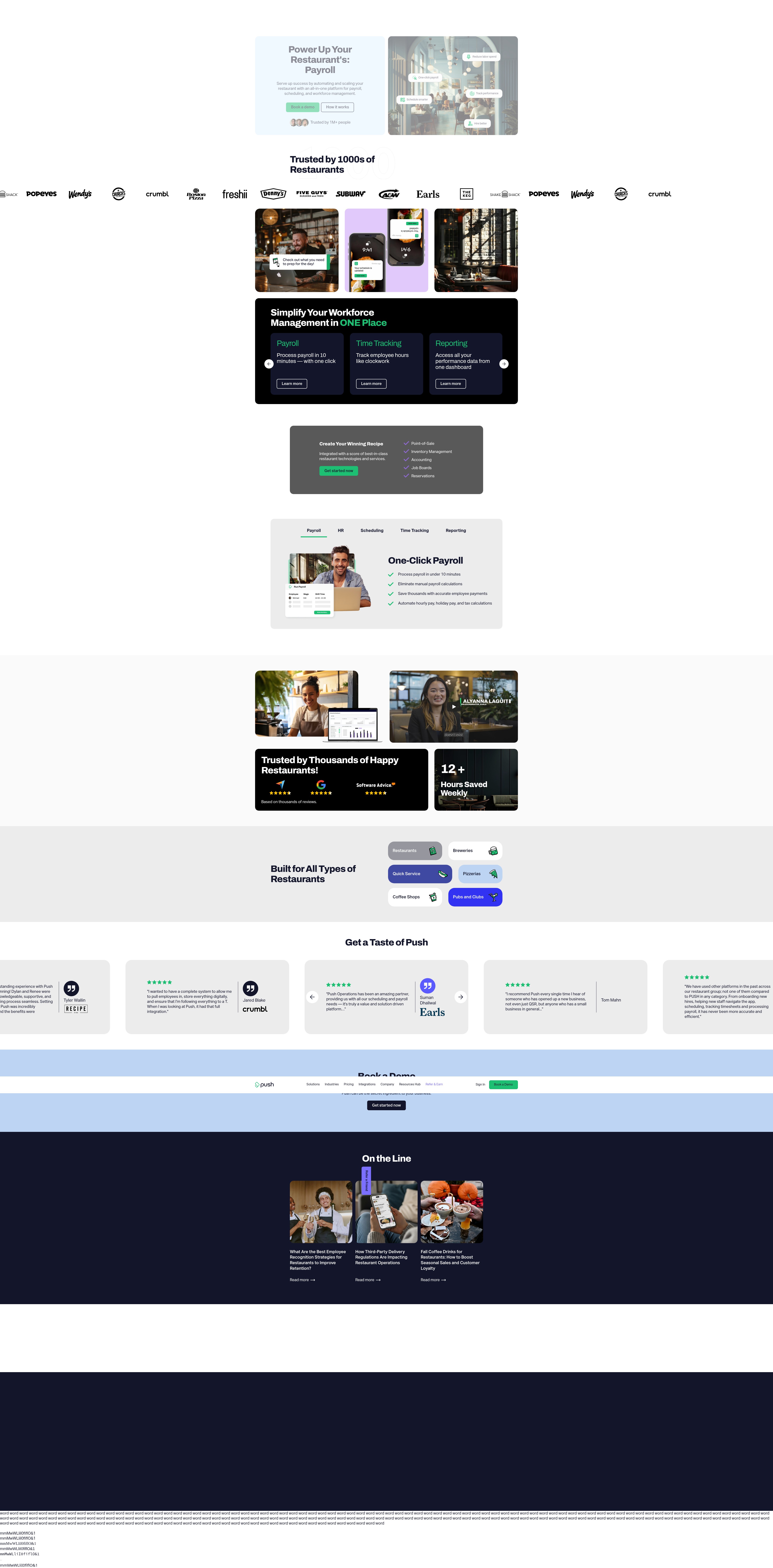 Screenshot of www.pushoperations.com