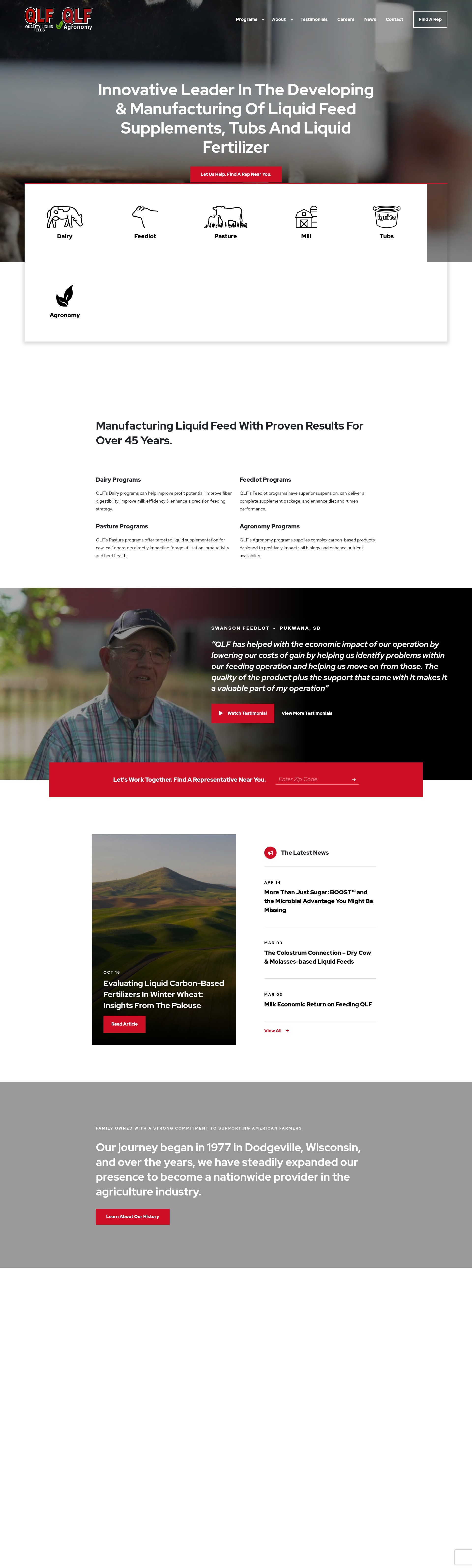 Screenshot of www.qlf.com