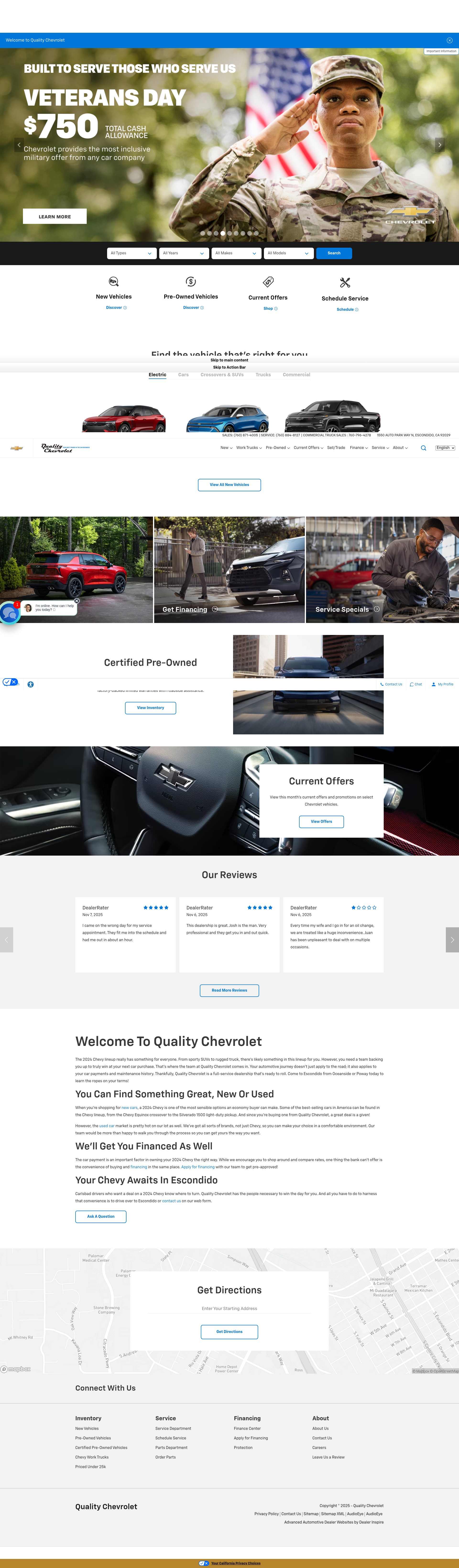 Screenshot of www.qualitychevy.com