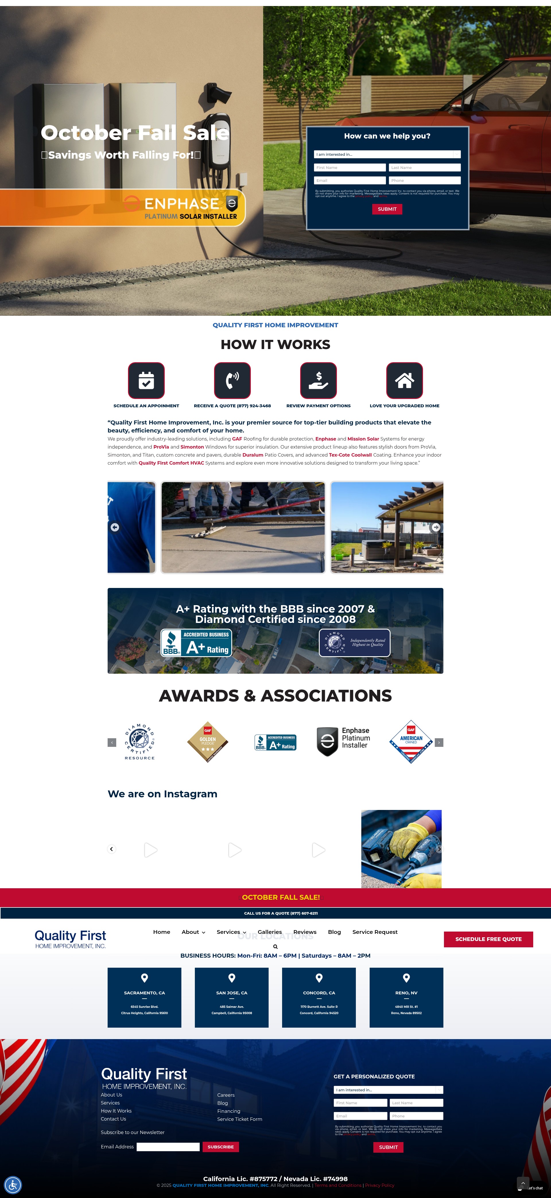 Screenshot of www.qualityfirsthome.com