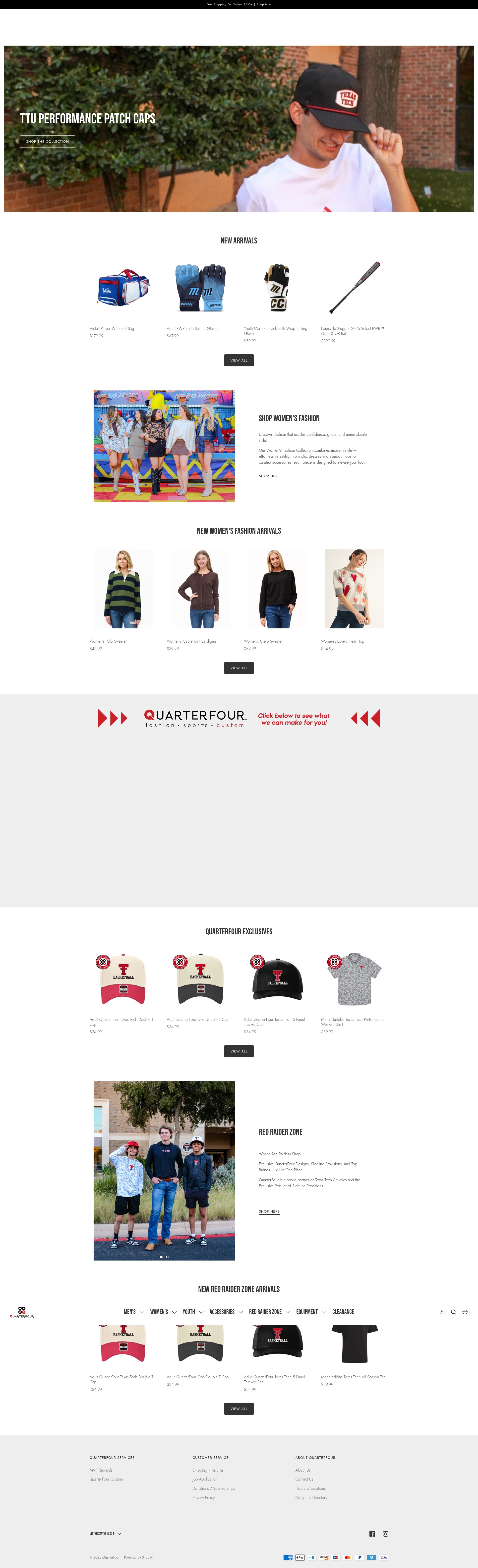 Screenshot of www.quarterfour.net
