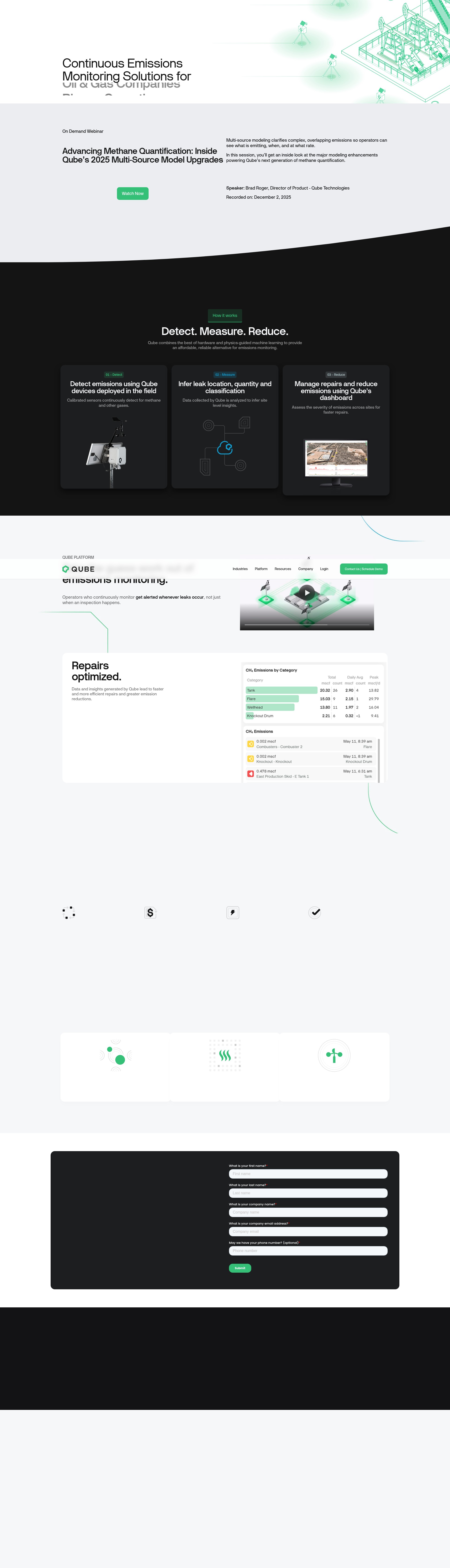 Screenshot of www.qubeiot.com