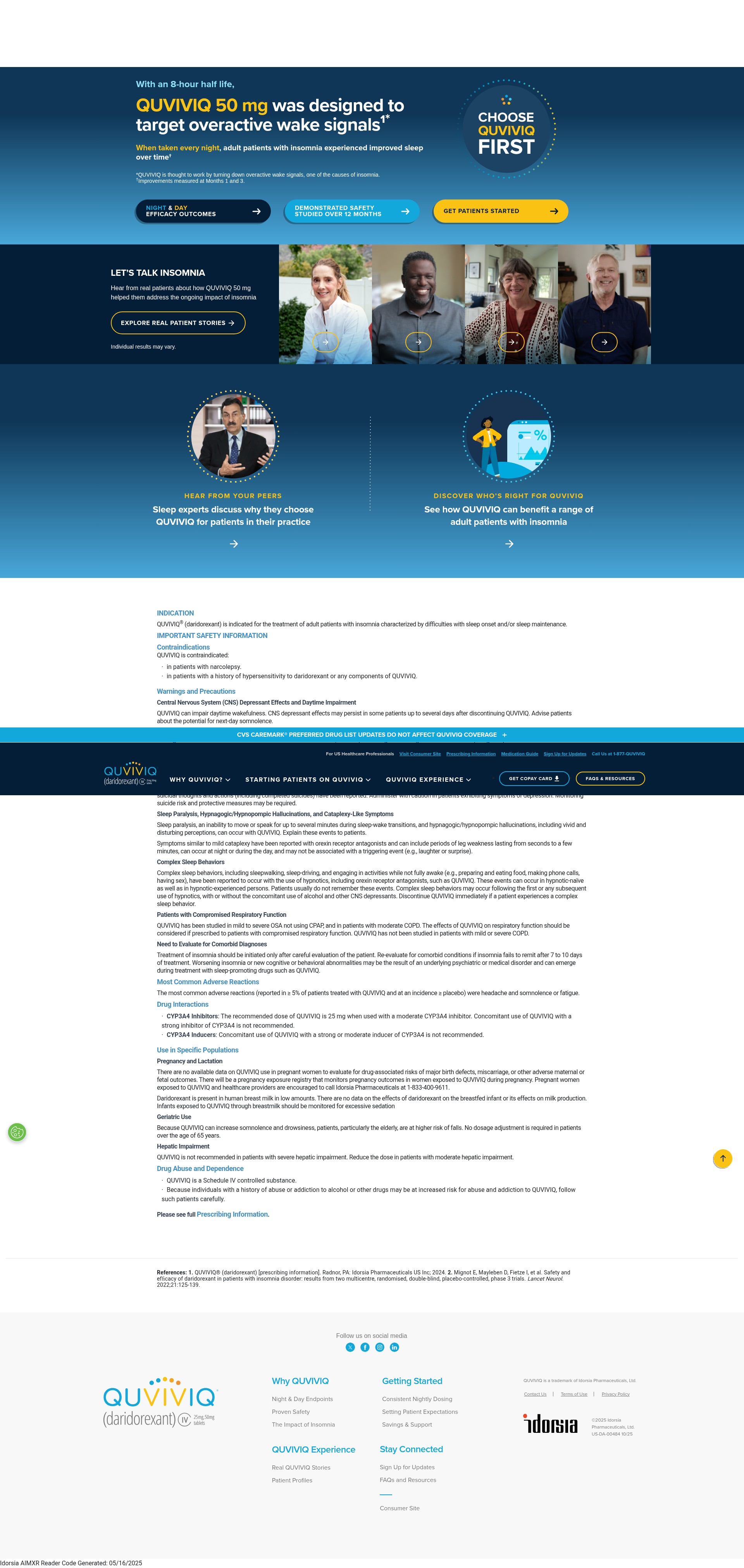 Screenshot of www.quviviqhcp.com