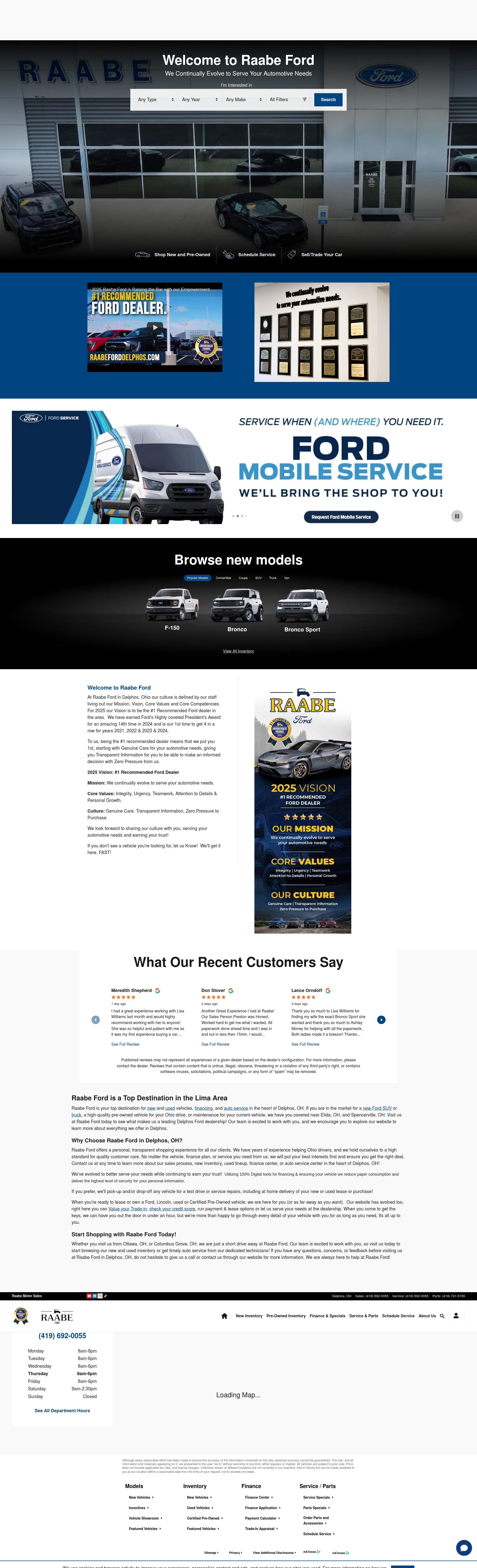 Screenshot of www.raabeforddelphos.com