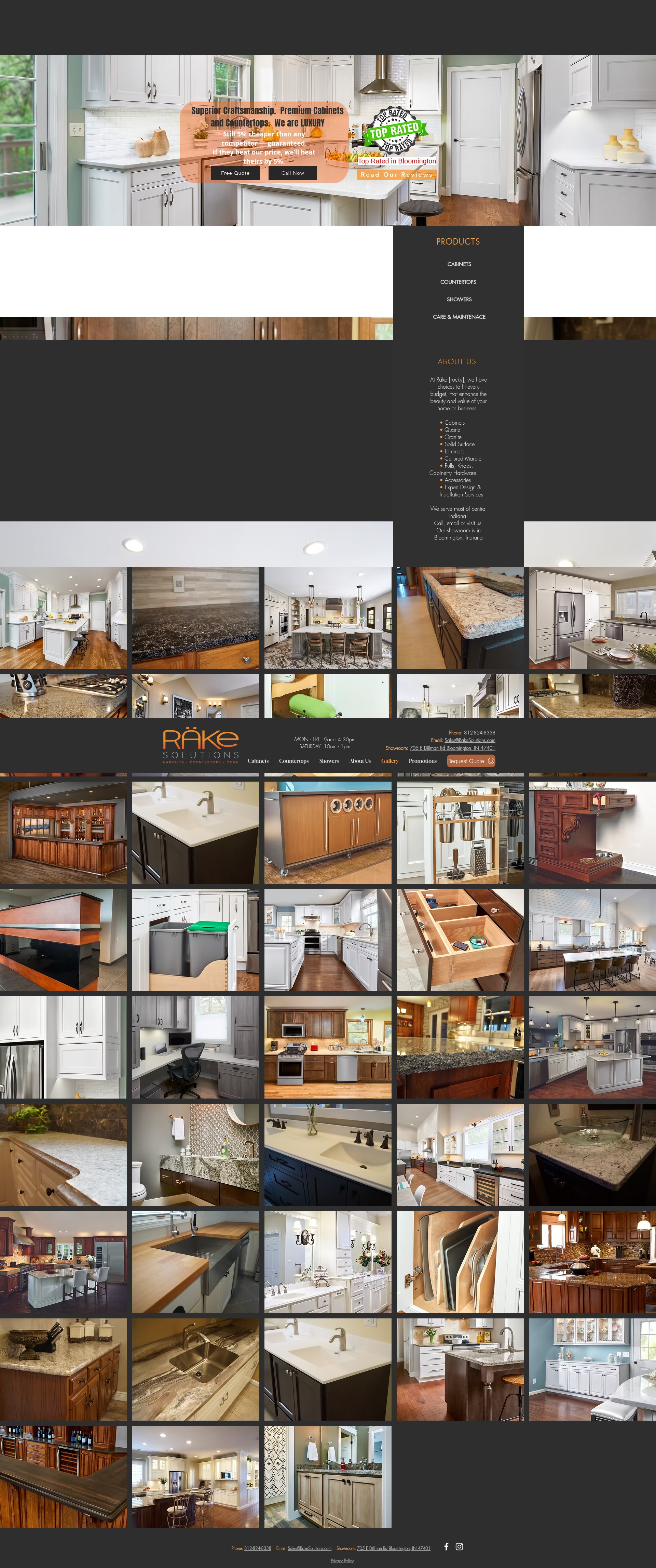 Screenshot of www.rakesolutions.com