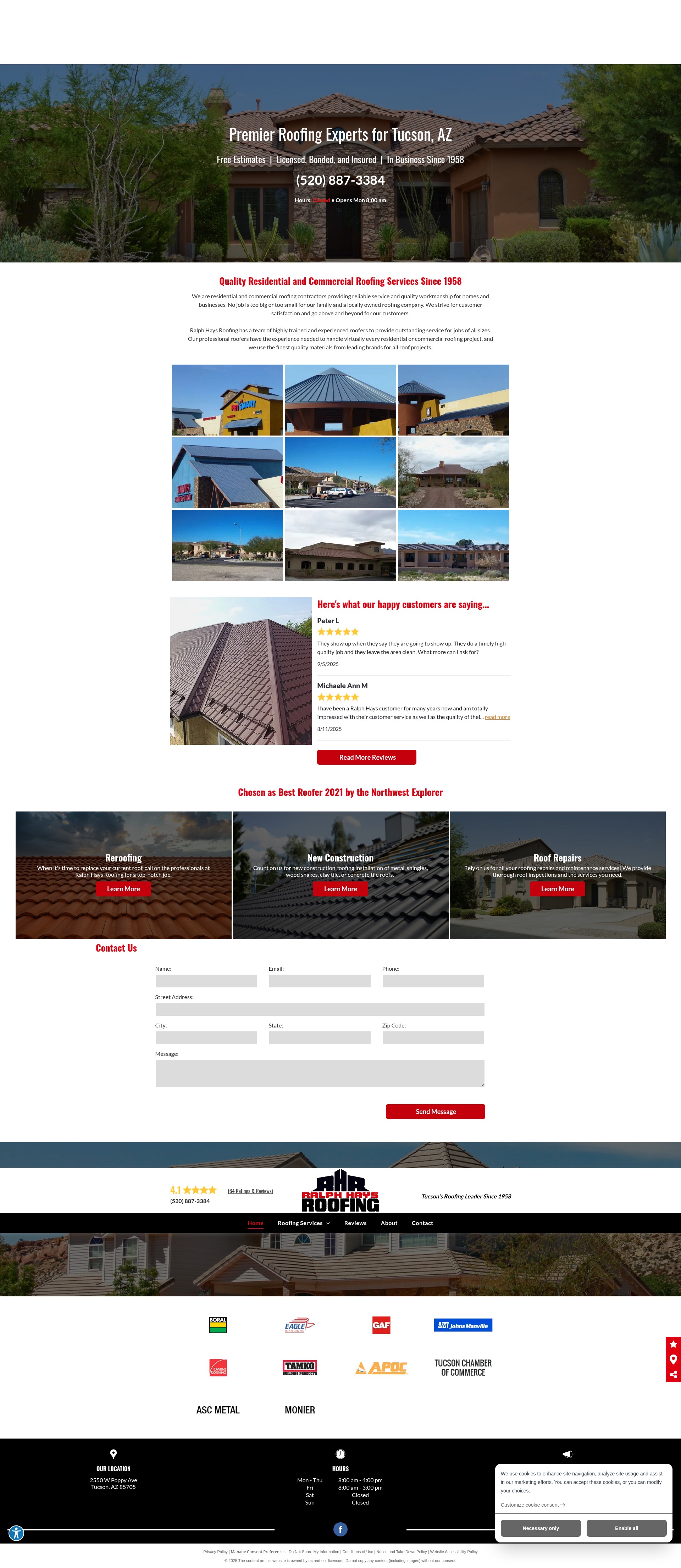 Screenshot of www.ralphhays.com
