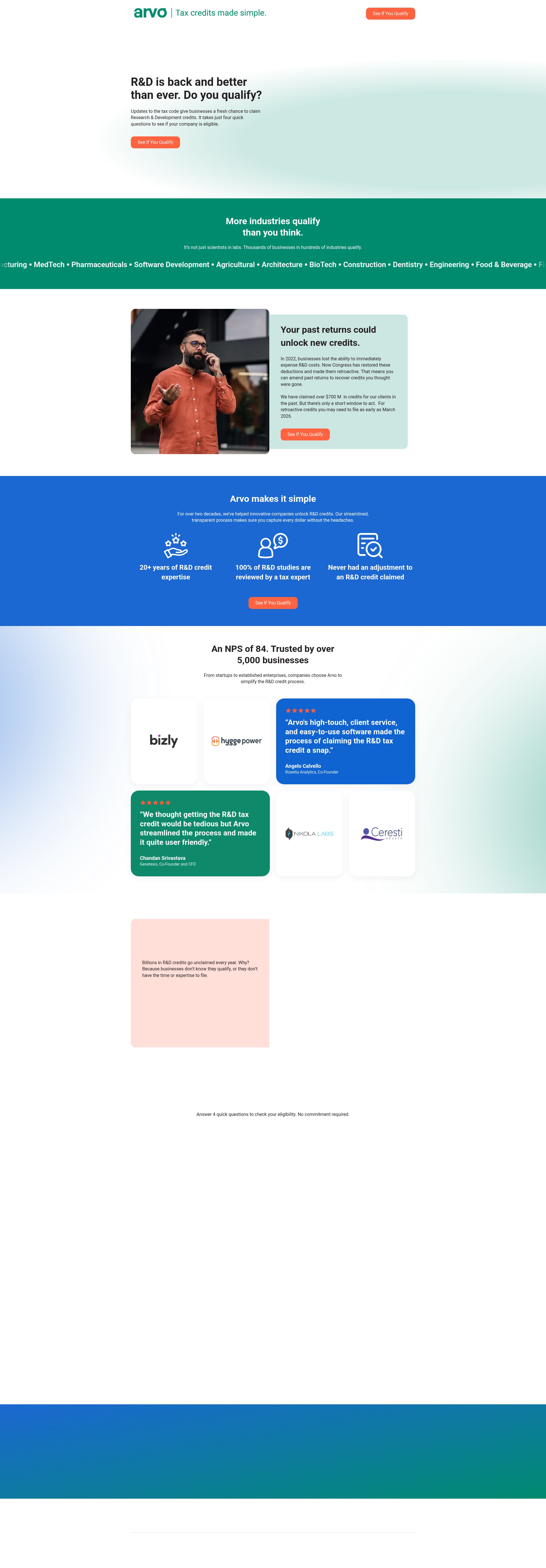 Screenshot of www.randdenough.com