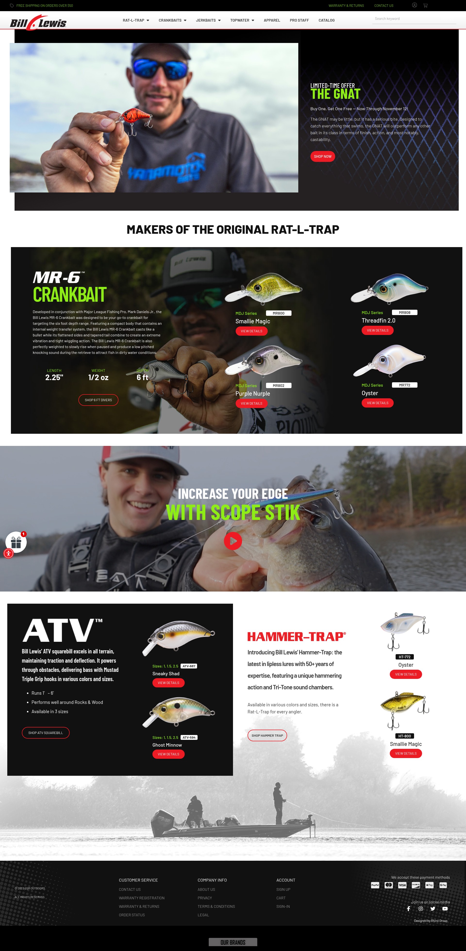 Screenshot of www.rat-l-trap.com