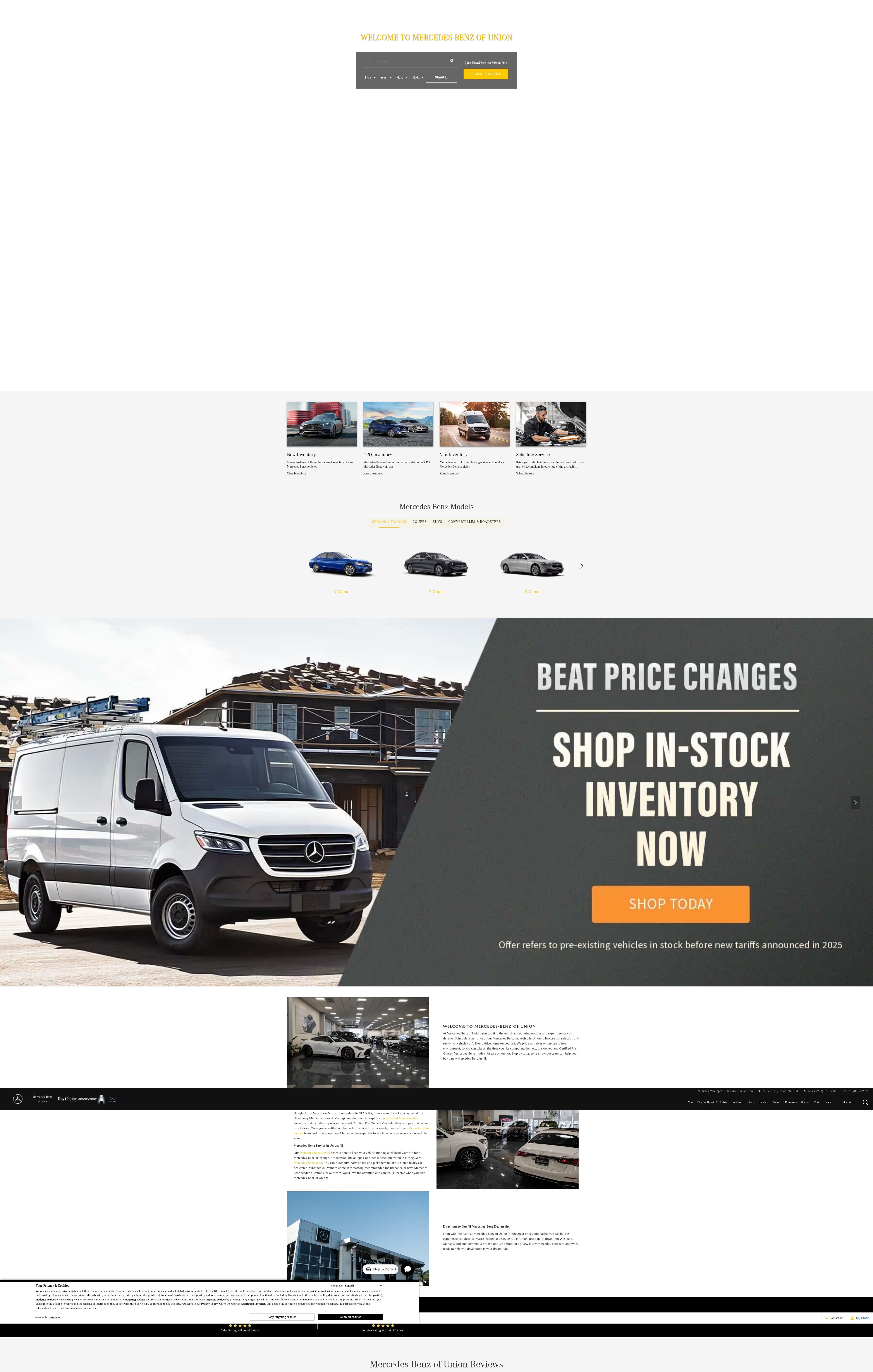 Screenshot of www.raycatenaunion.com