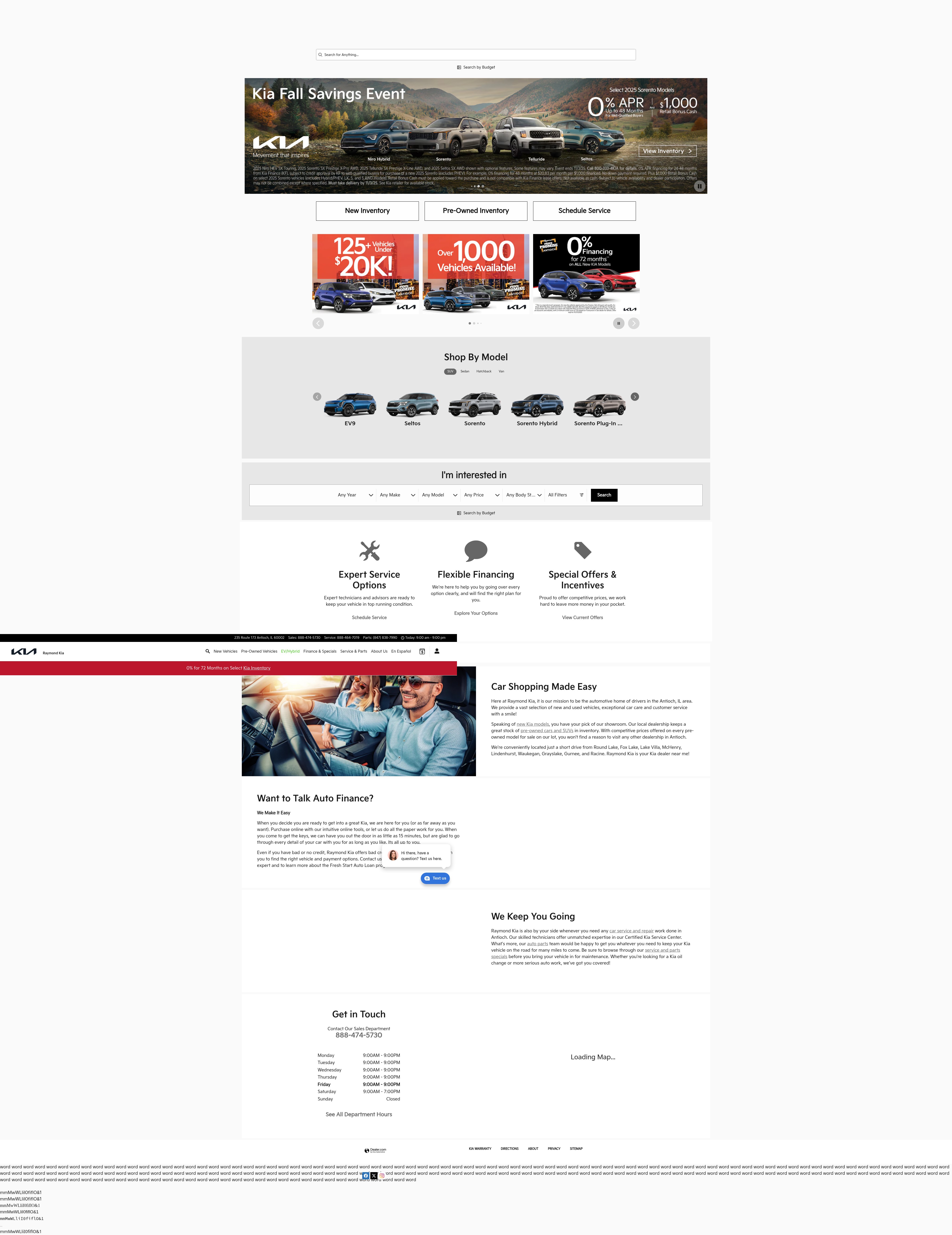 Screenshot of www.raymondkia.com