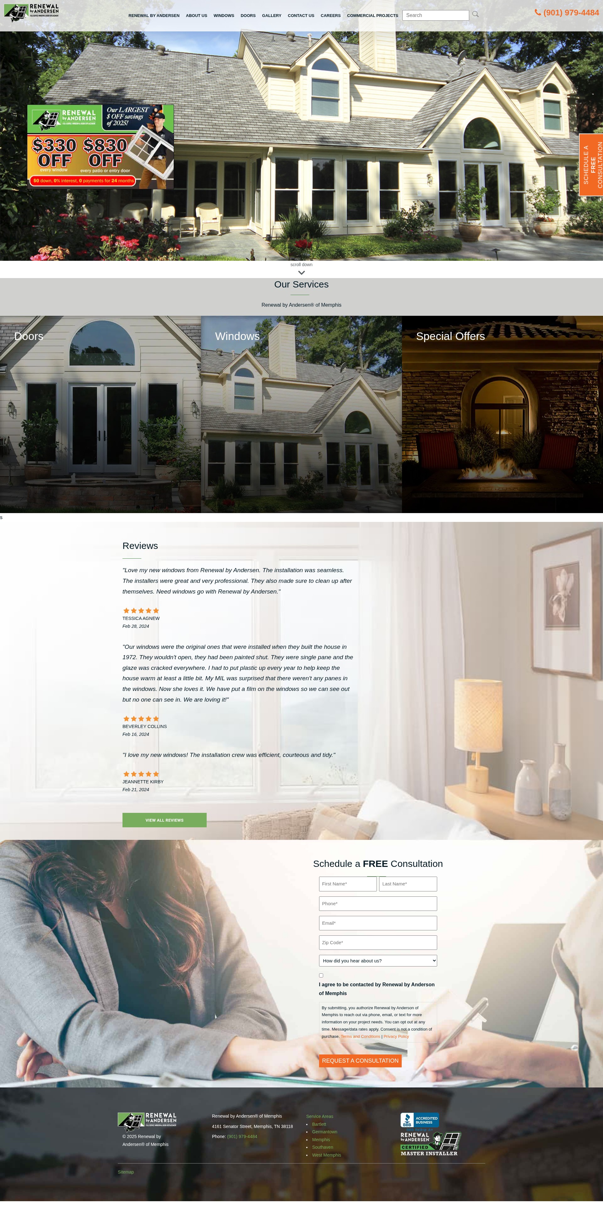 Screenshot of www.rbamemphis.com