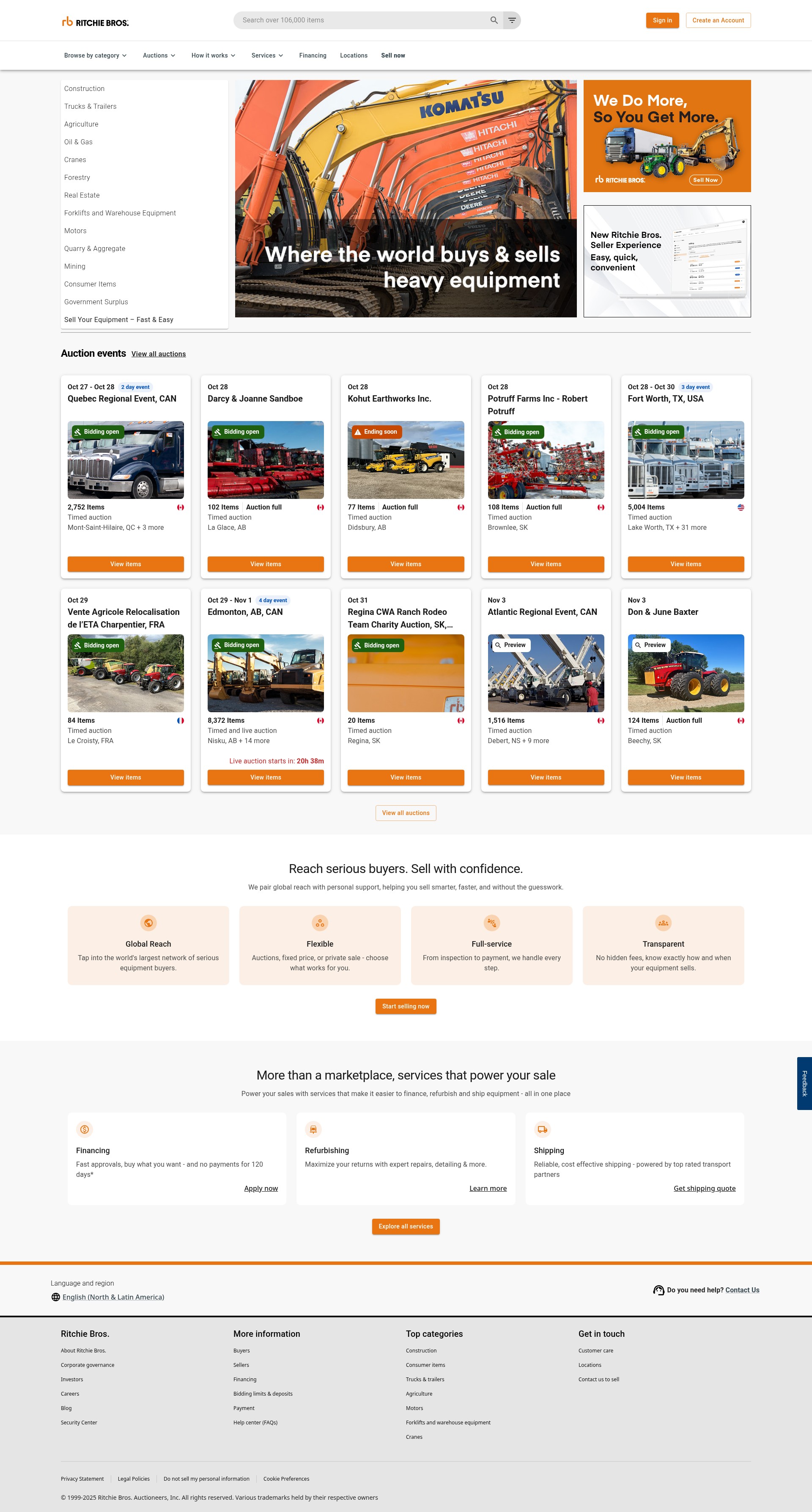 Screenshot of www.rbauction.com