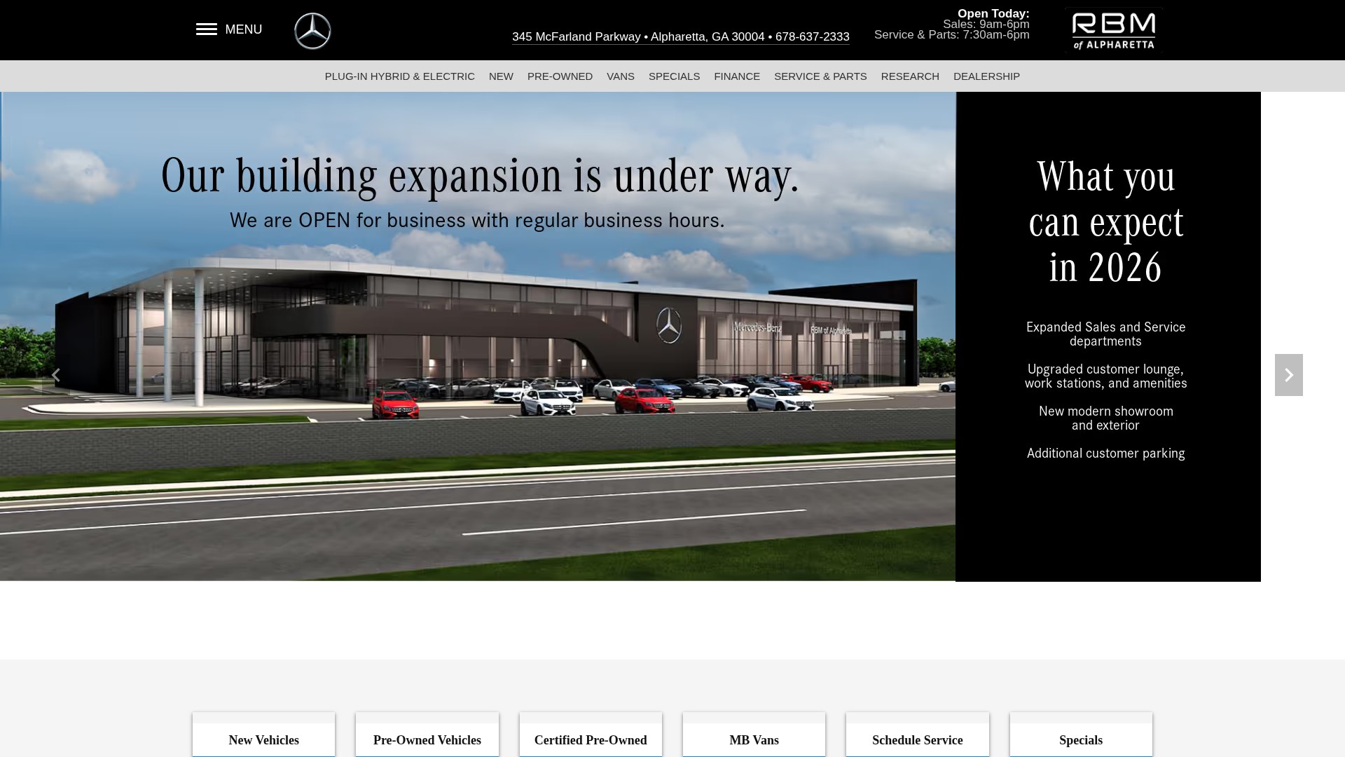 Screenshot of www.rbmofalpharetta.com