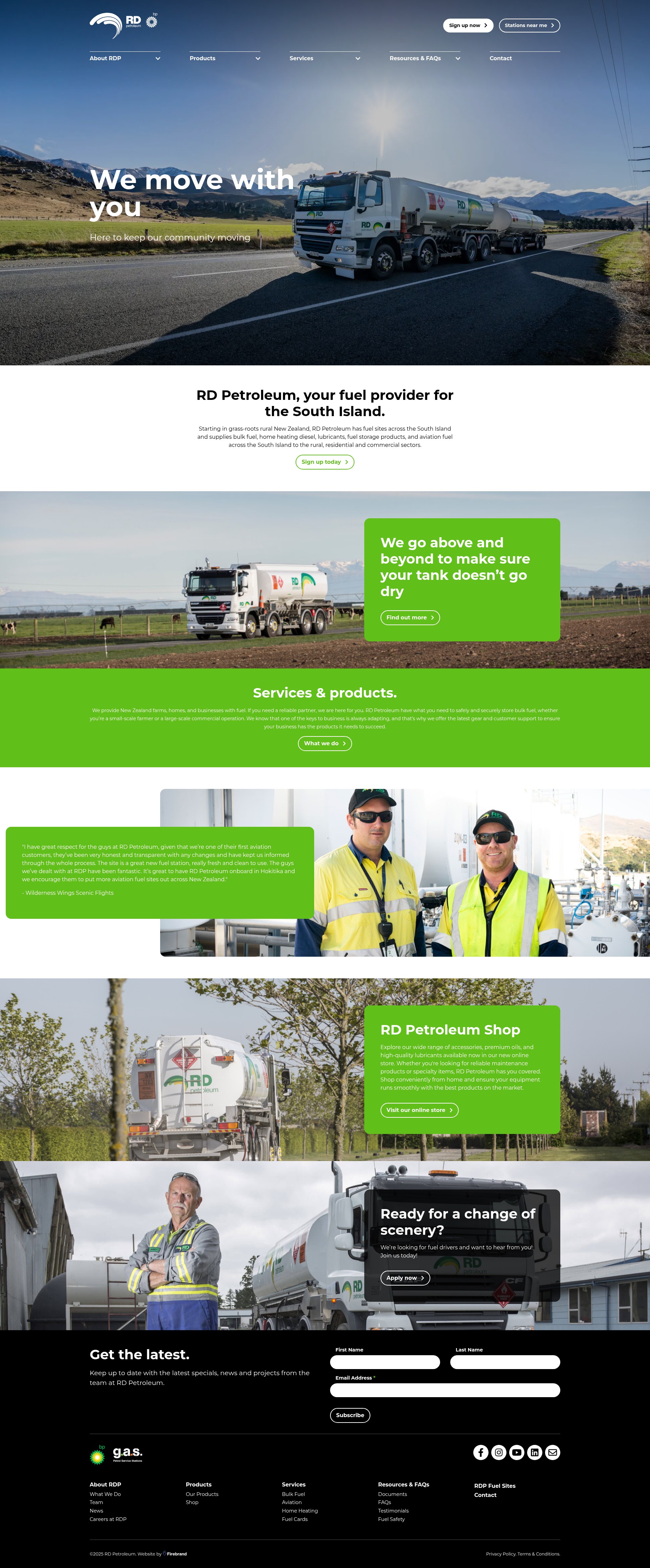 Screenshot of www.rdp.co.nz