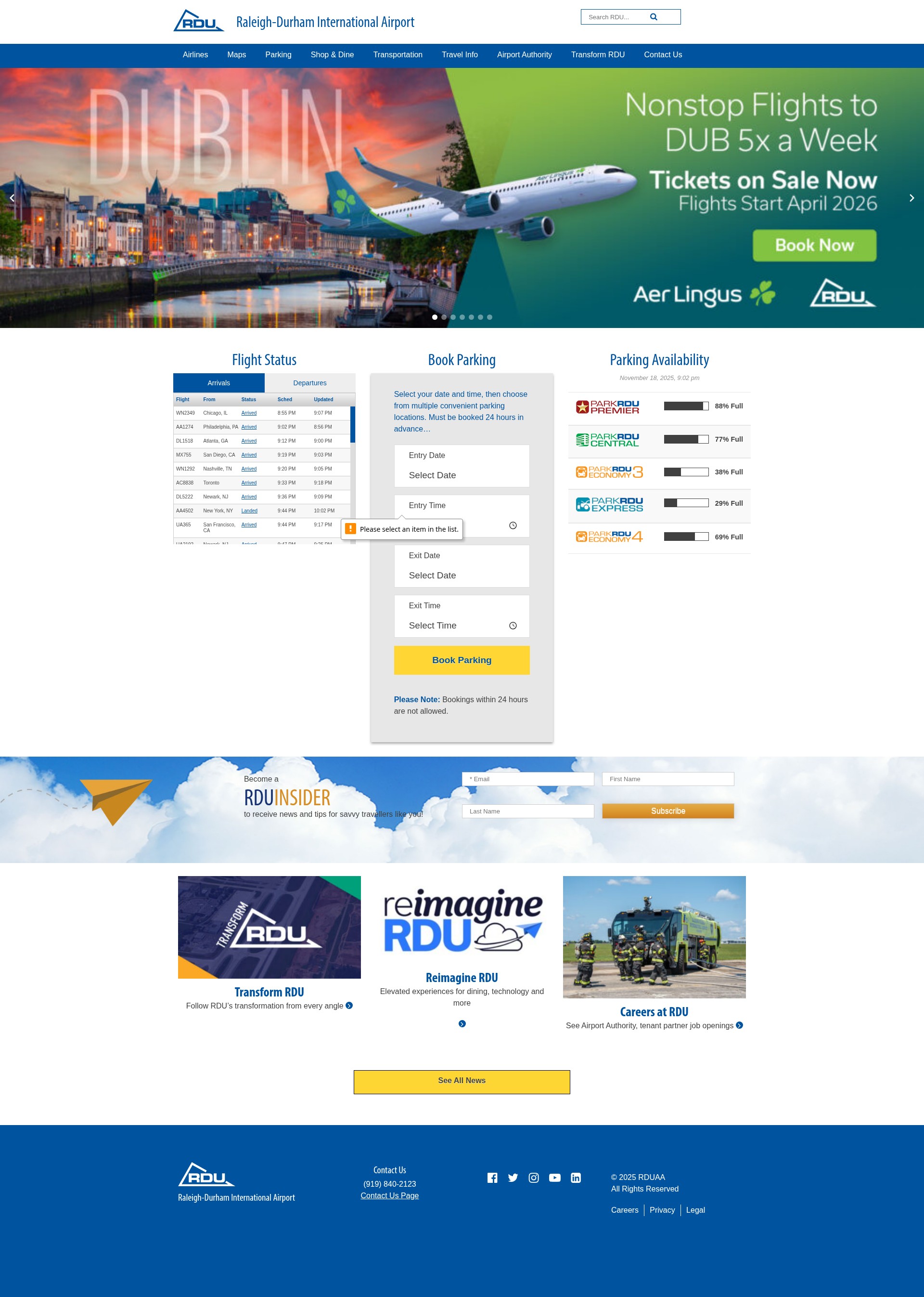 Screenshot of www.rdu.com