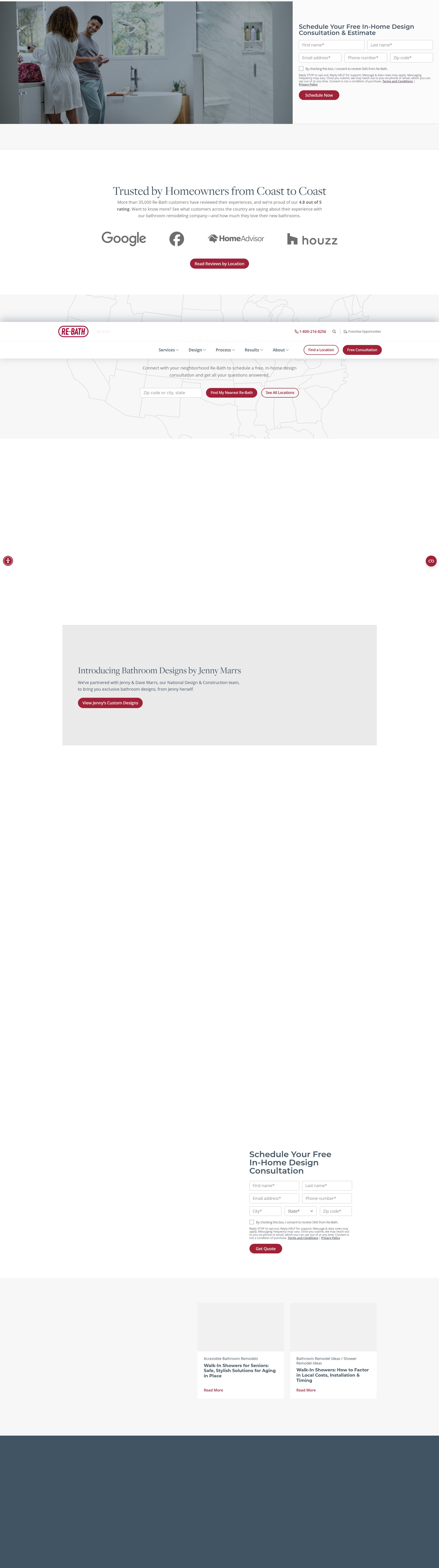 Screenshot of www.rebath.com