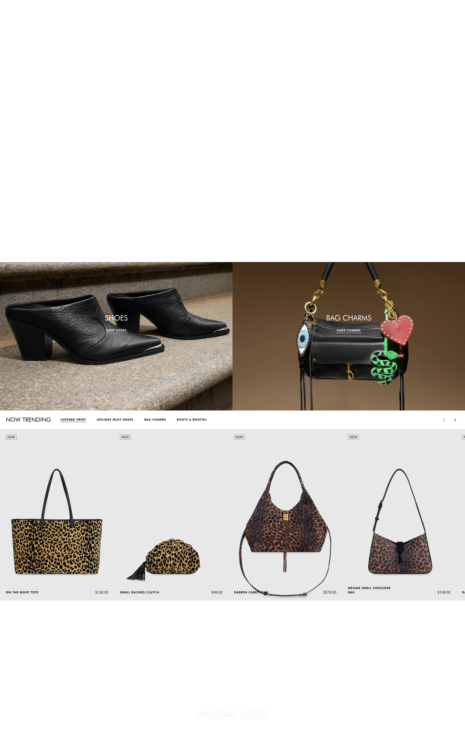 Screenshot of www.rebeccaminkoff.com