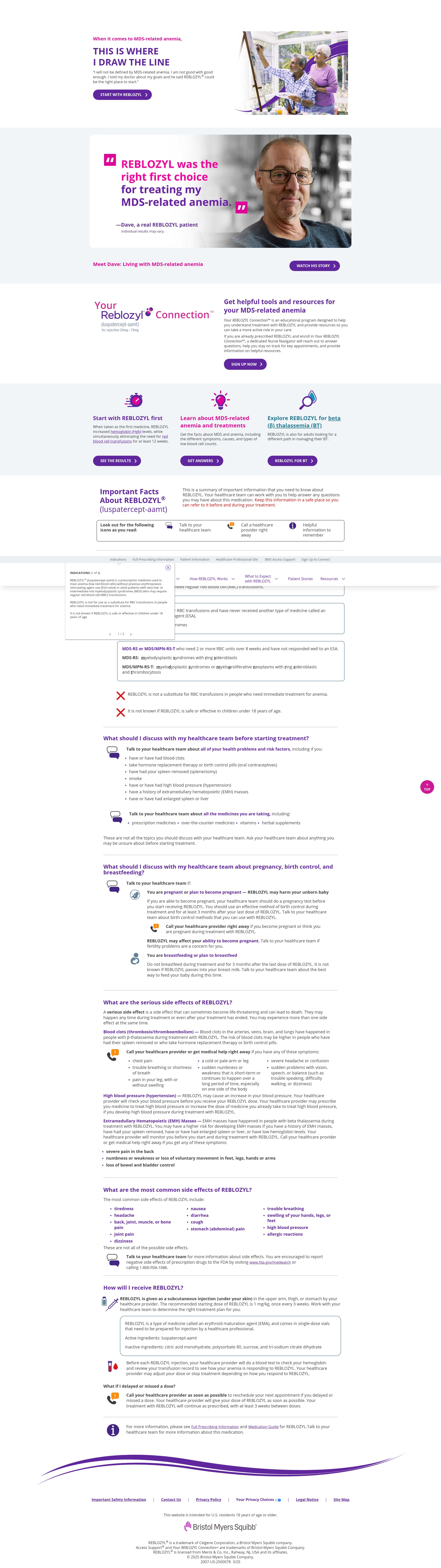 Screenshot of www.reblozyl.com
