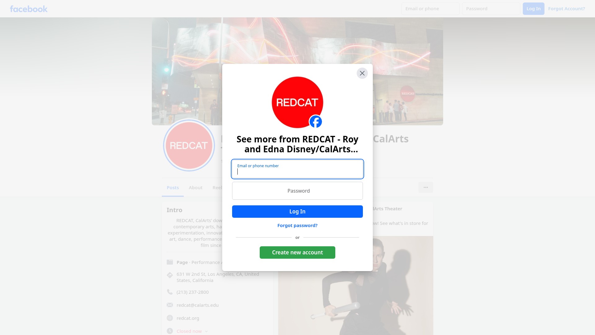 Screenshot of www.redcat.org