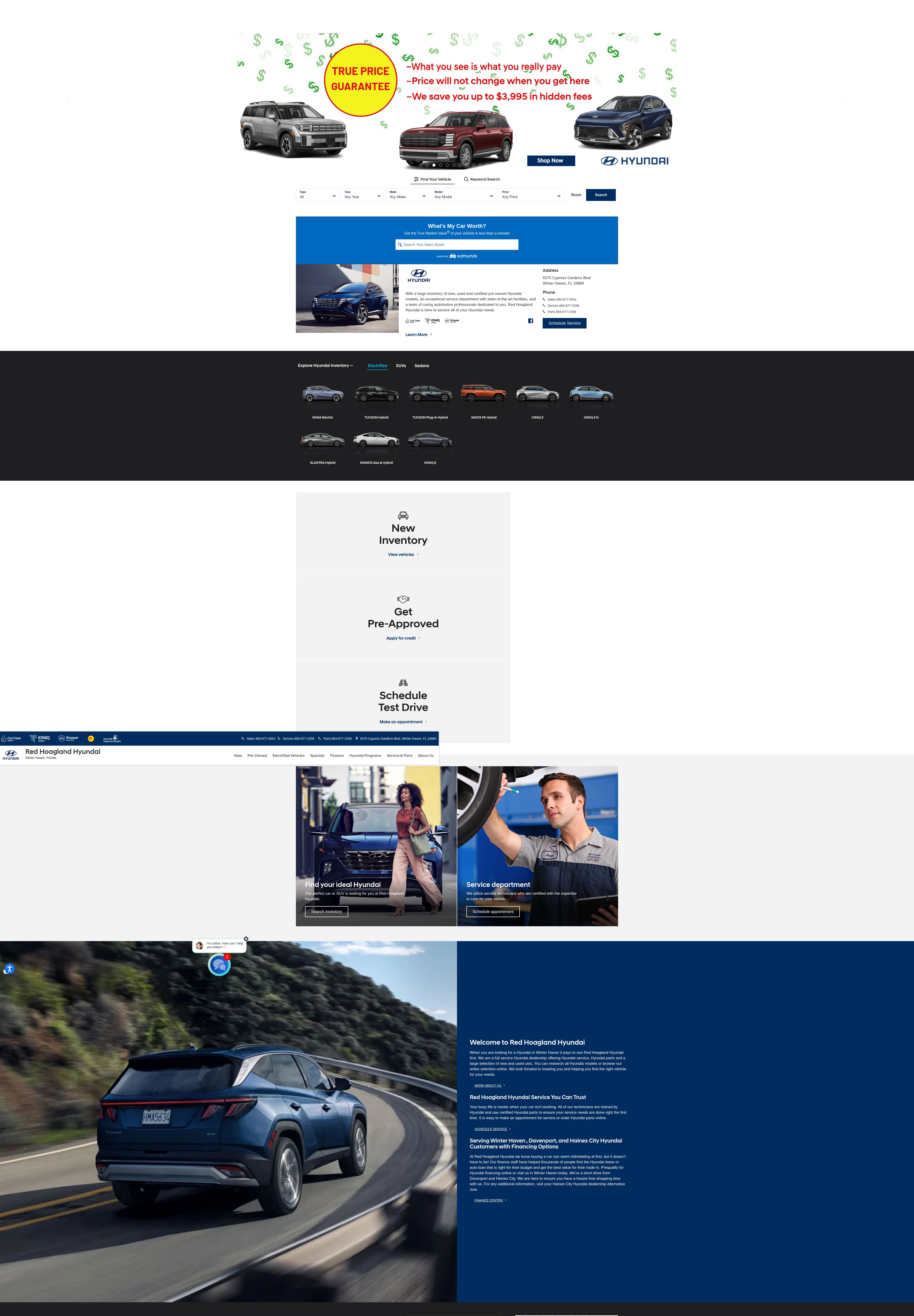 Screenshot of www.redhoagland.com