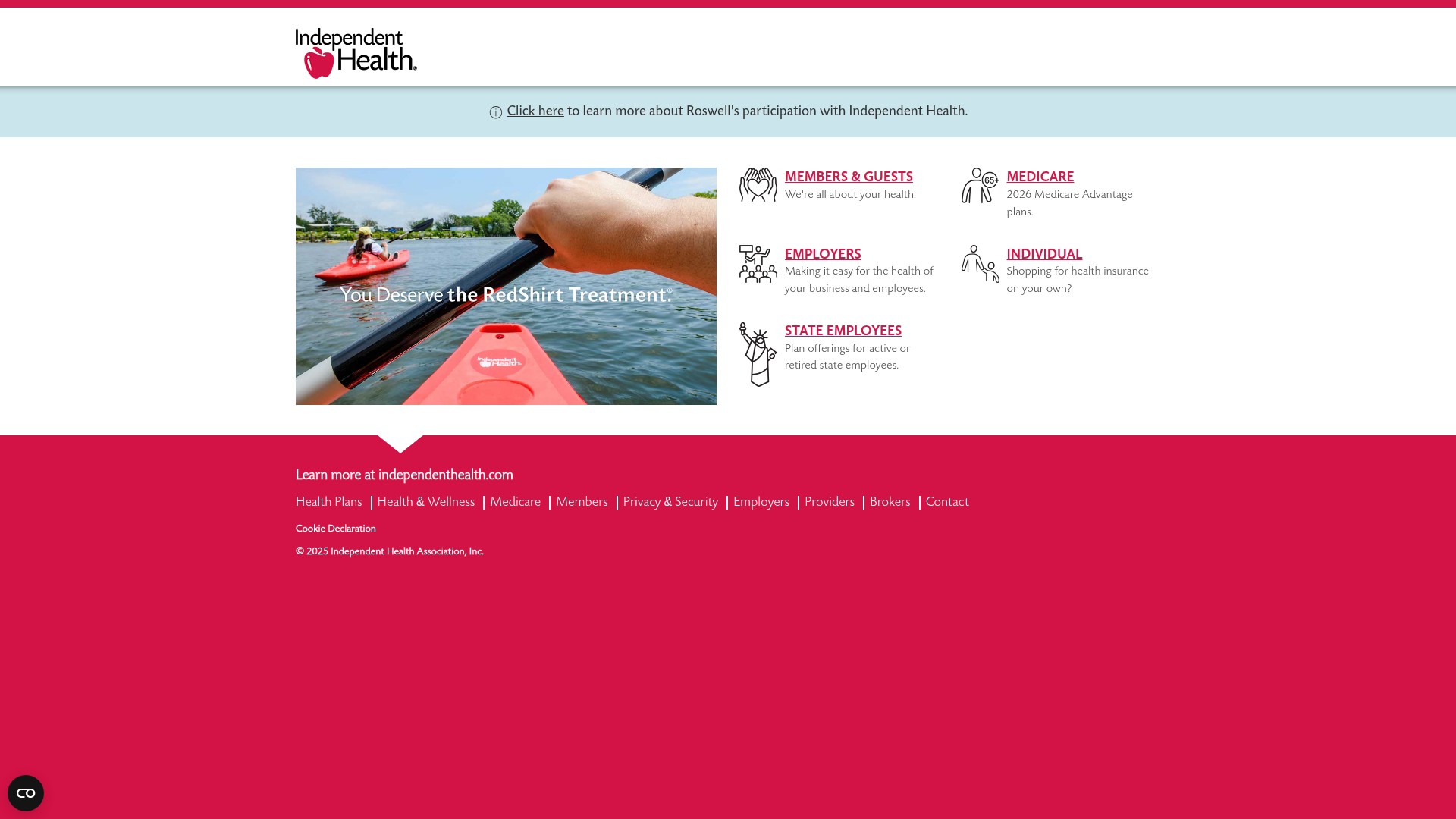 Screenshot of www.redshirttreatment.com