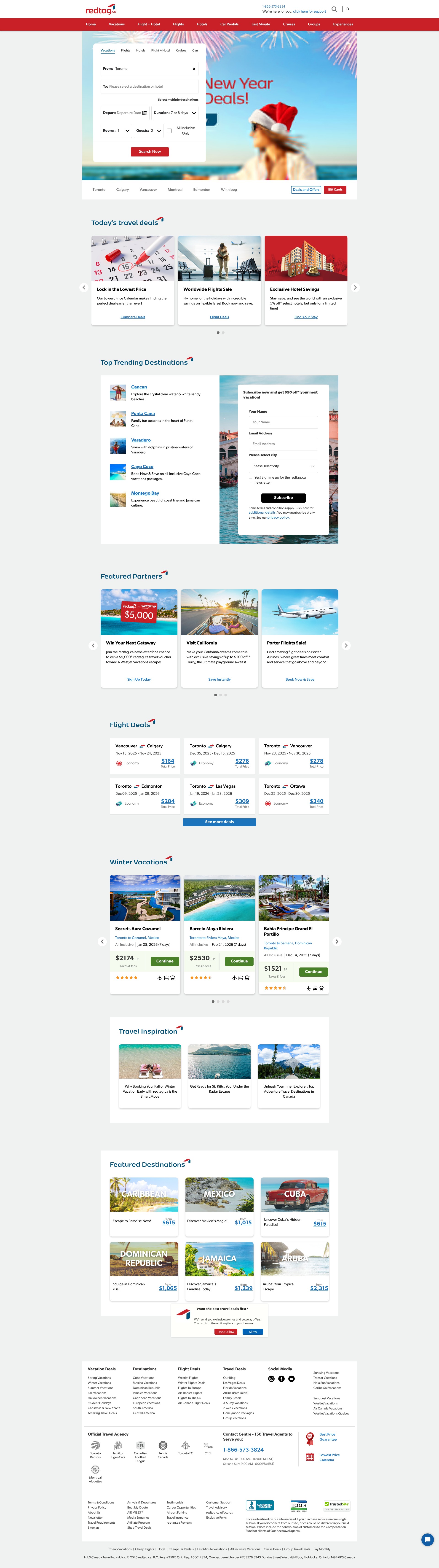Screenshot of www.redtag.ca
