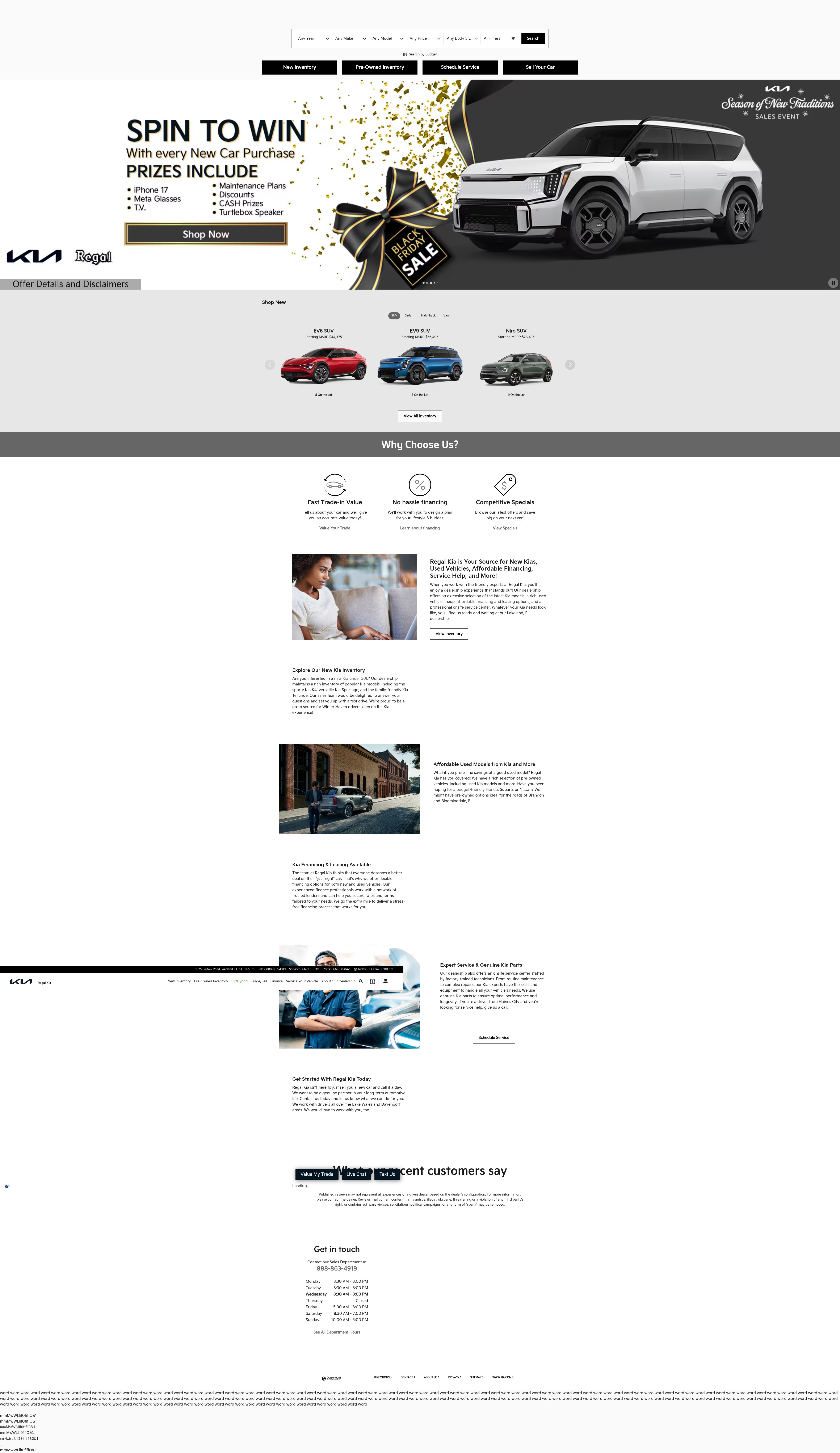 Screenshot of www.regalkia.com