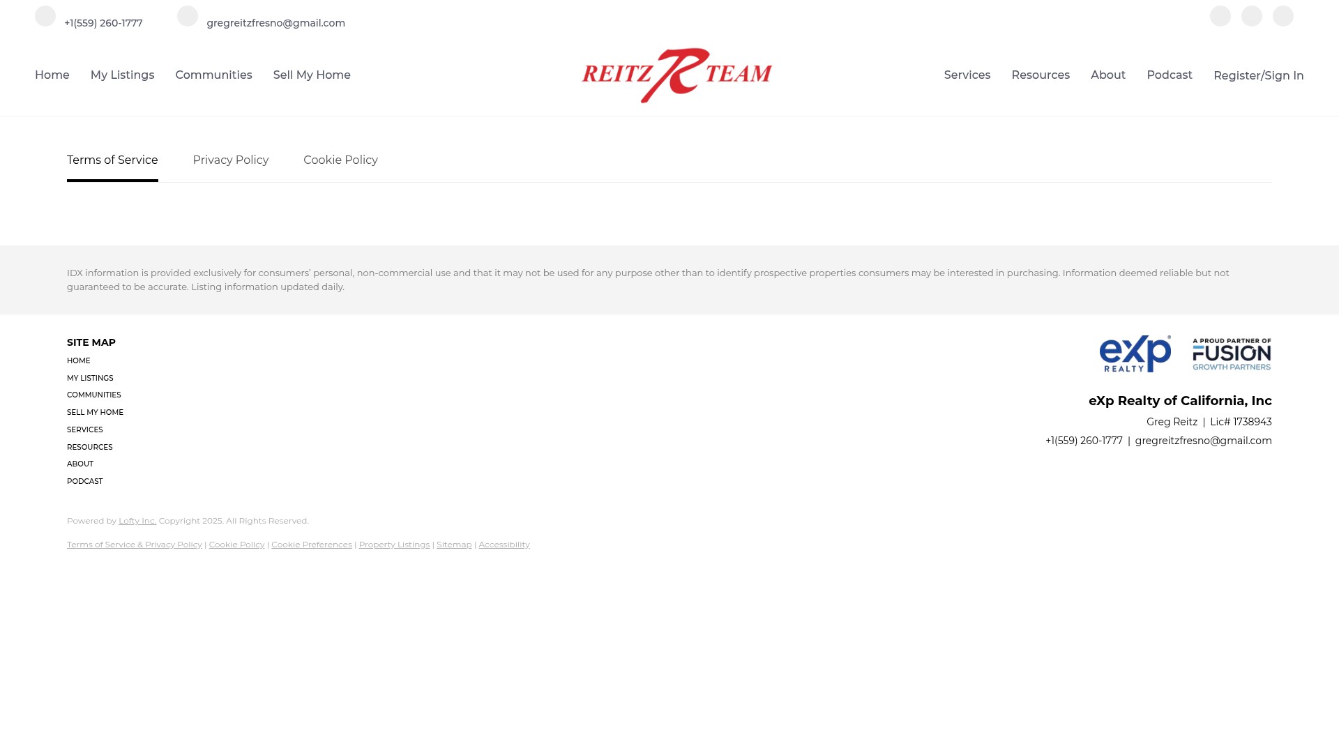Screenshot of www.reitzteamfresnomadera.com