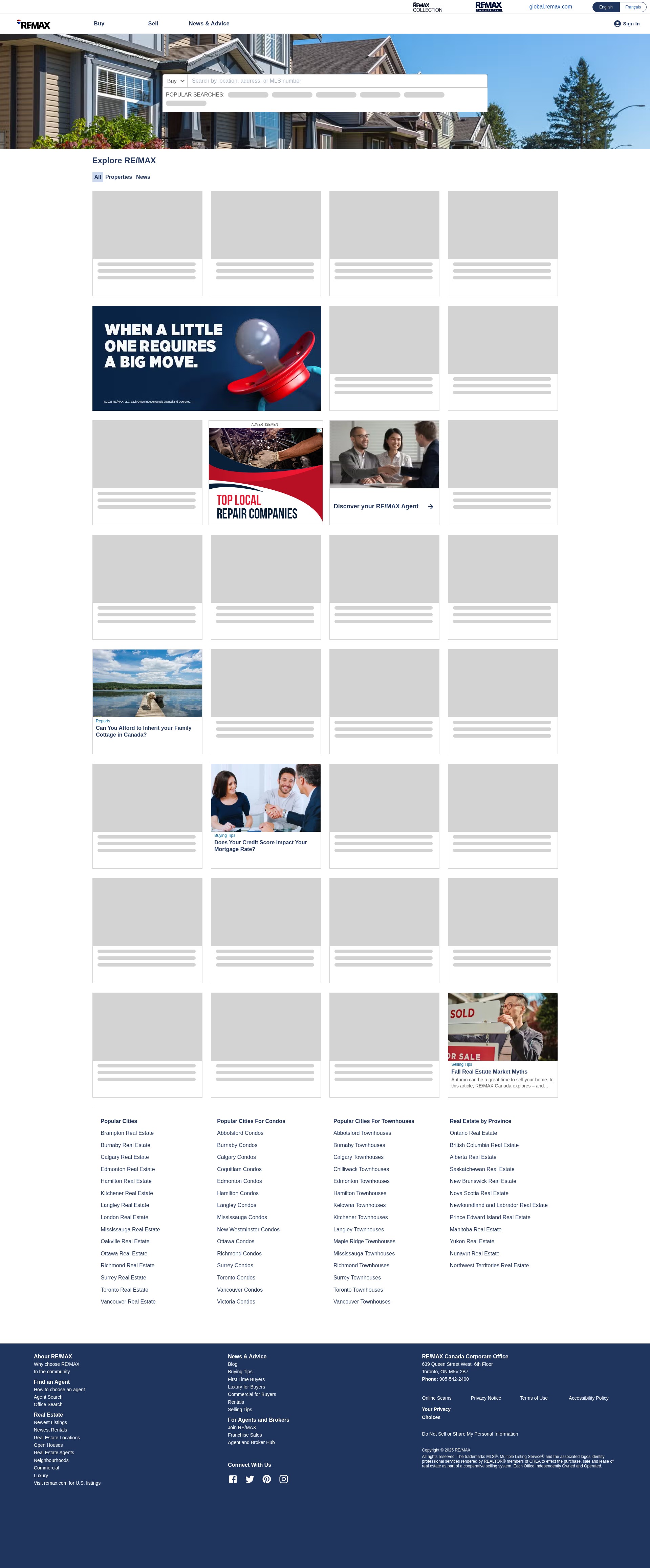 Screenshot of www.remax.ca