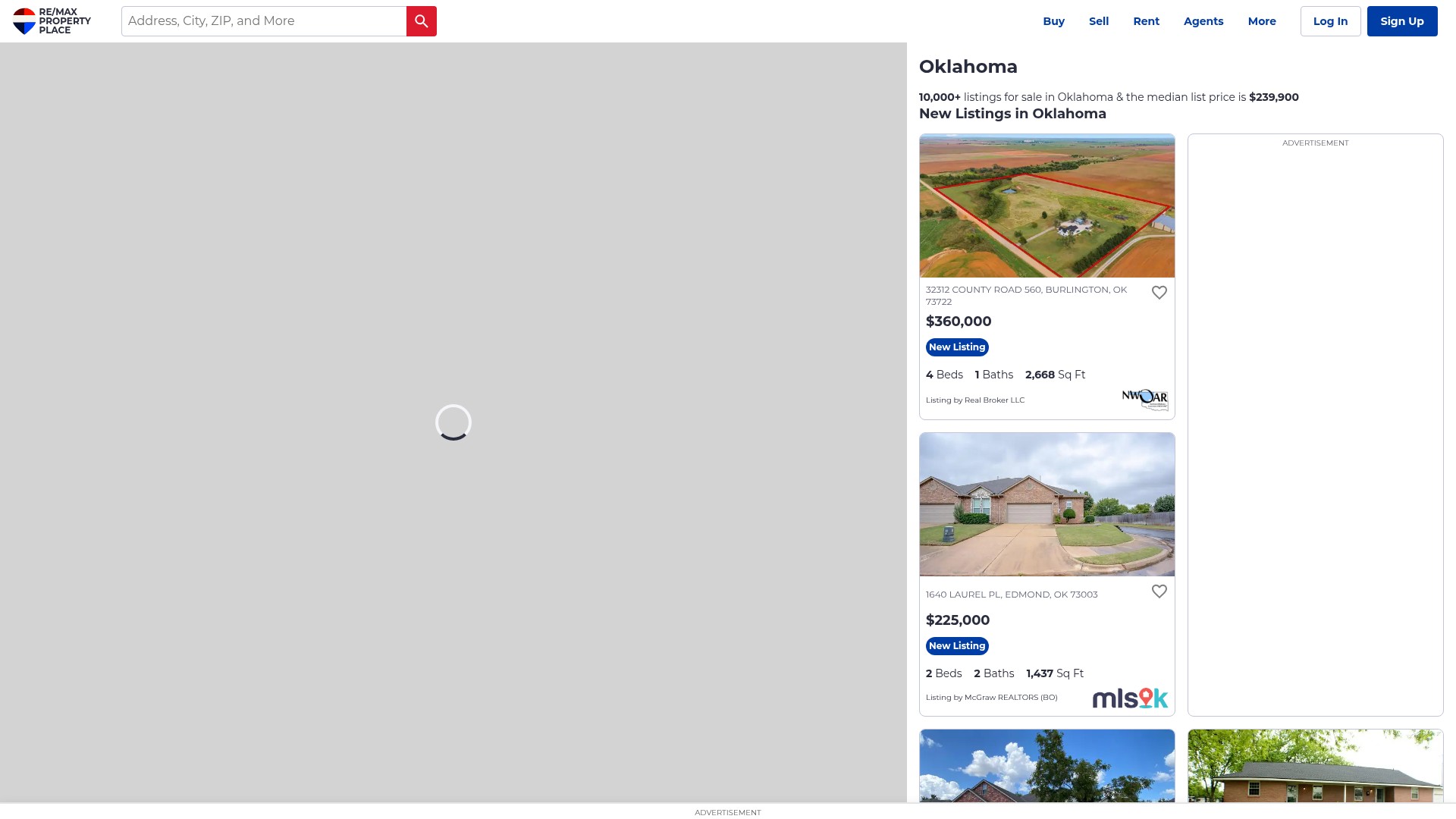 Screenshot of www.remax.com