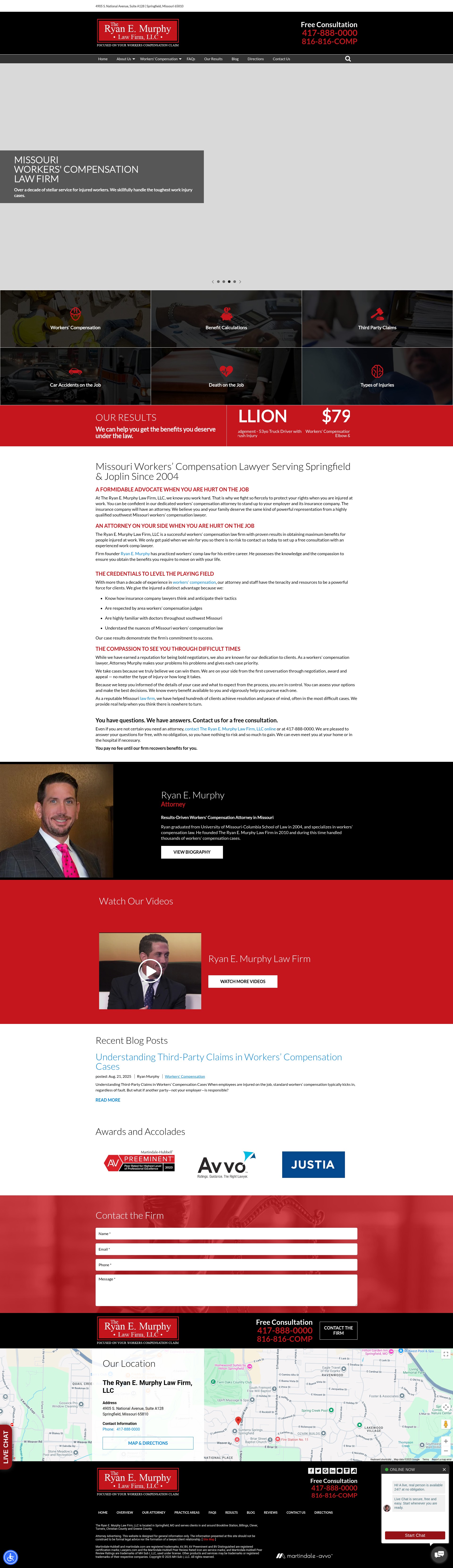 Screenshot of www.remlawfirm.com