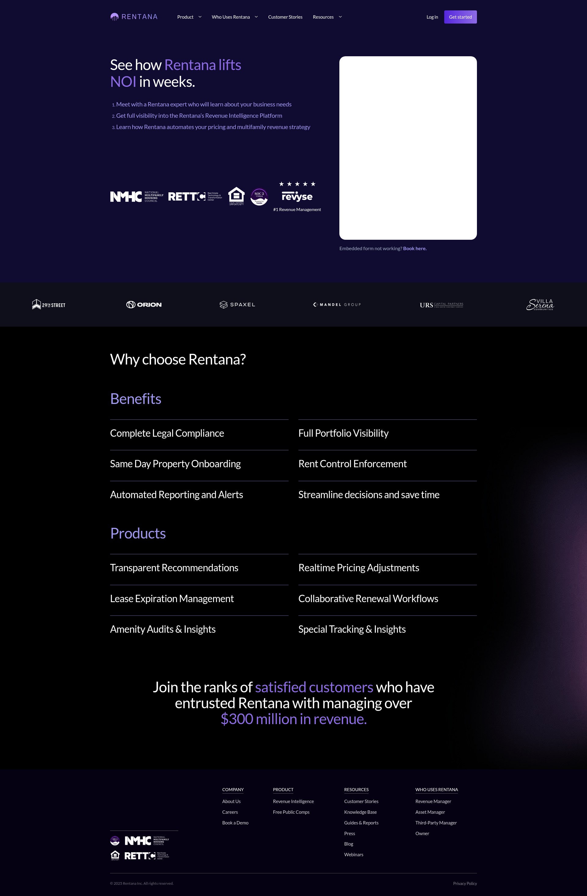 Screenshot of www.rentana.io