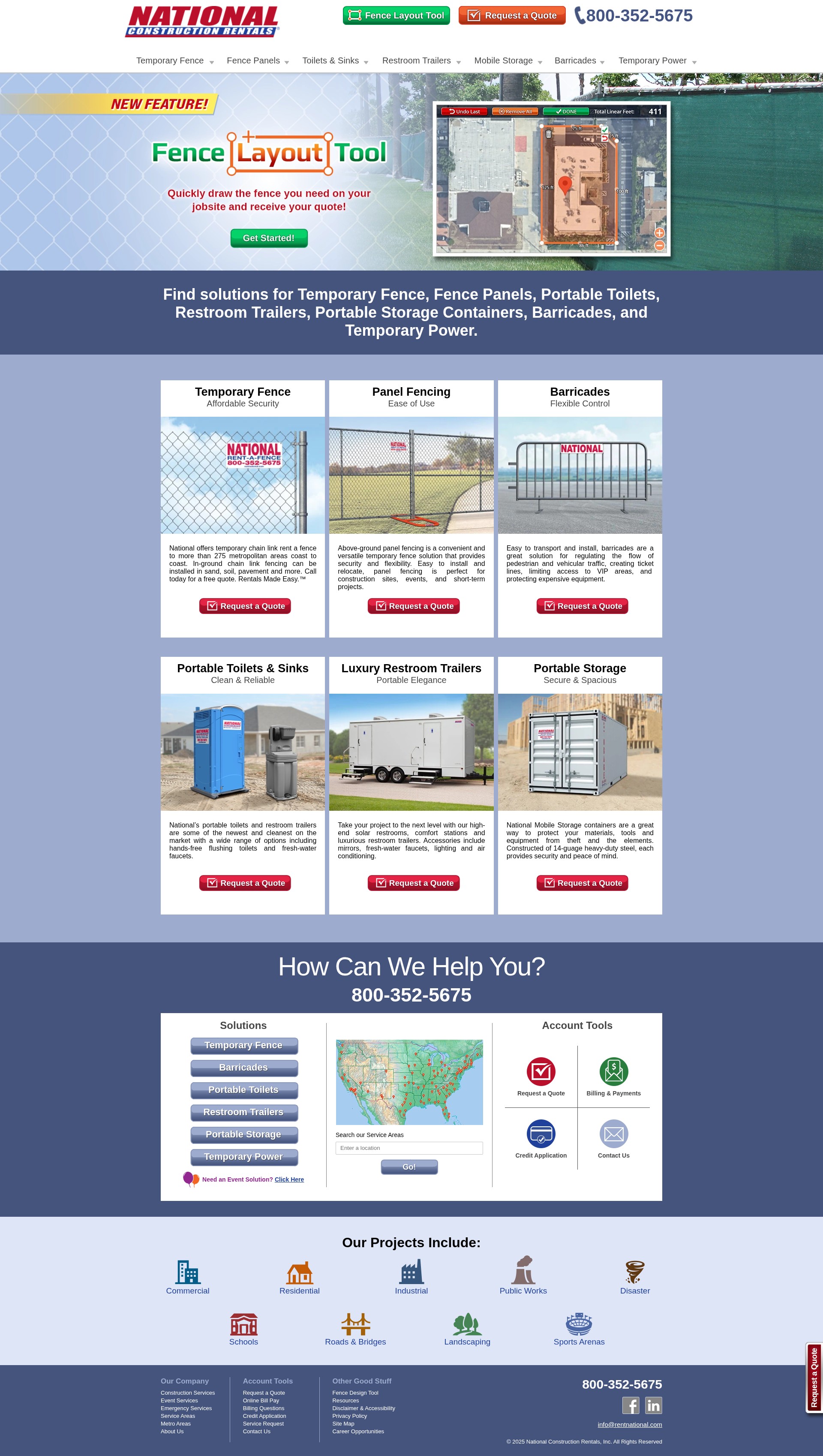 Screenshot of www.rentnational.com