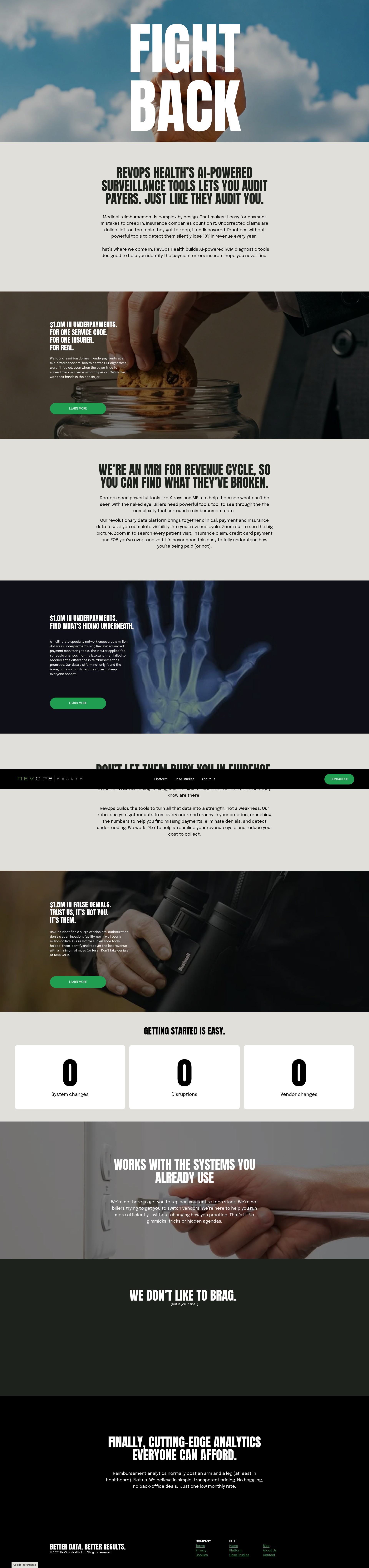 Screenshot of www.revops.health