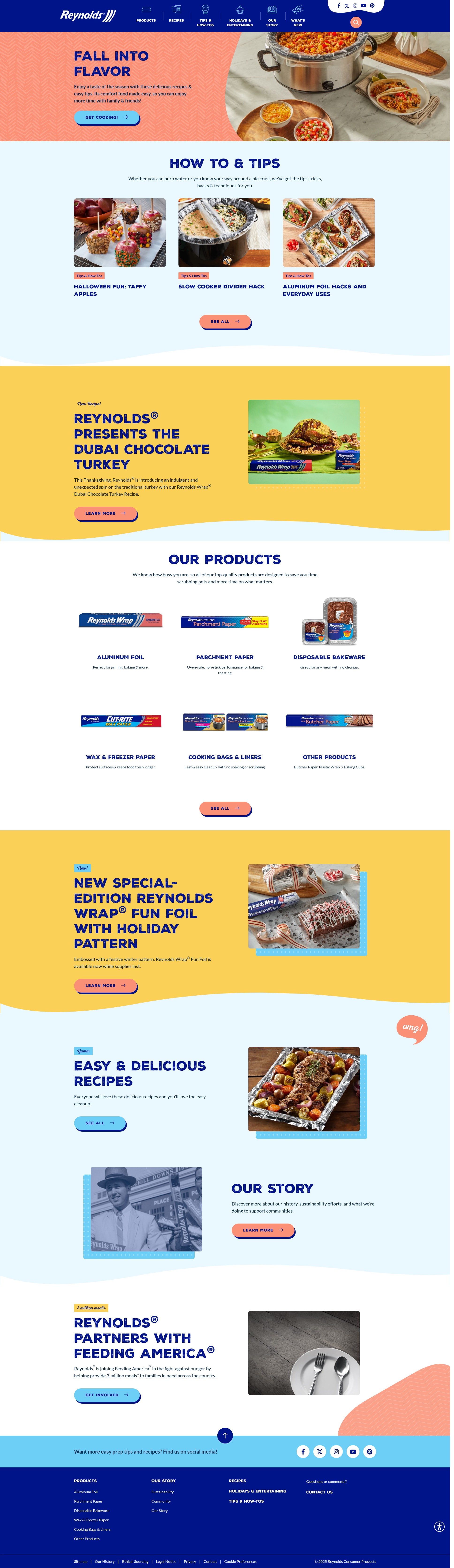 Screenshot of www.reynoldsbrands.com
