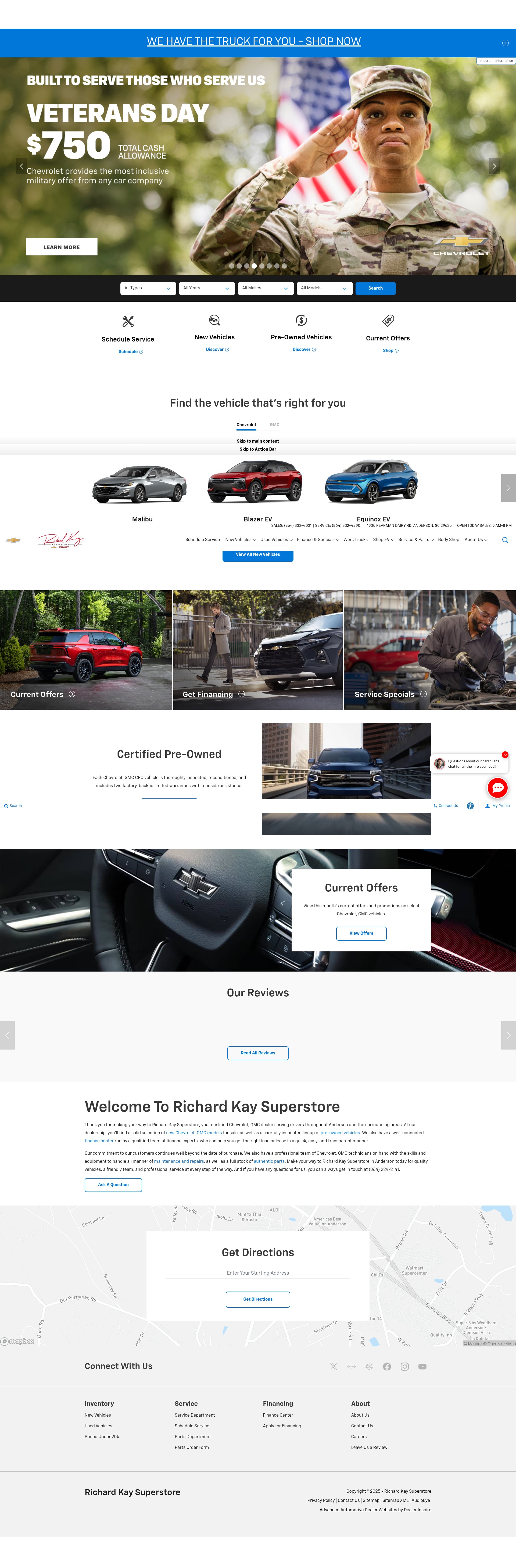 Screenshot of www.richardkaysuperstore.com