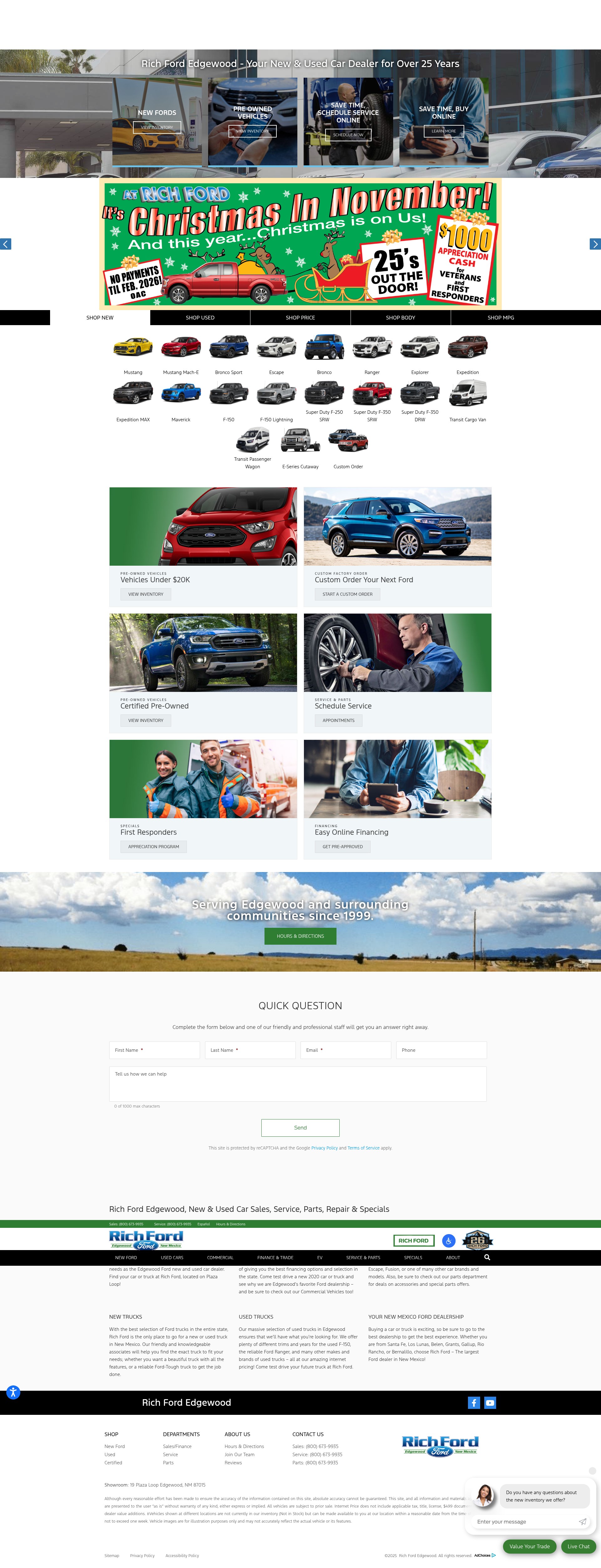 Screenshot of www.richfordedgewood.com