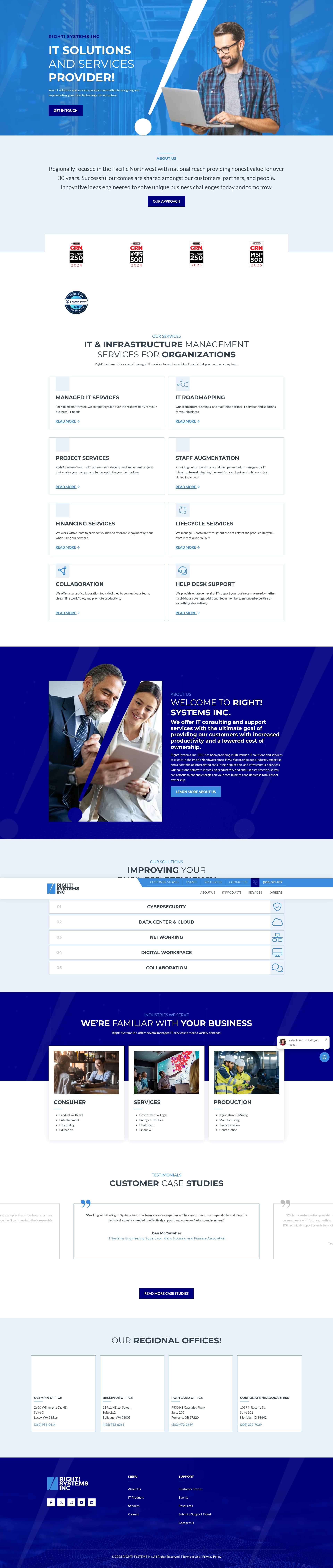 Screenshot of www.rightsys.com