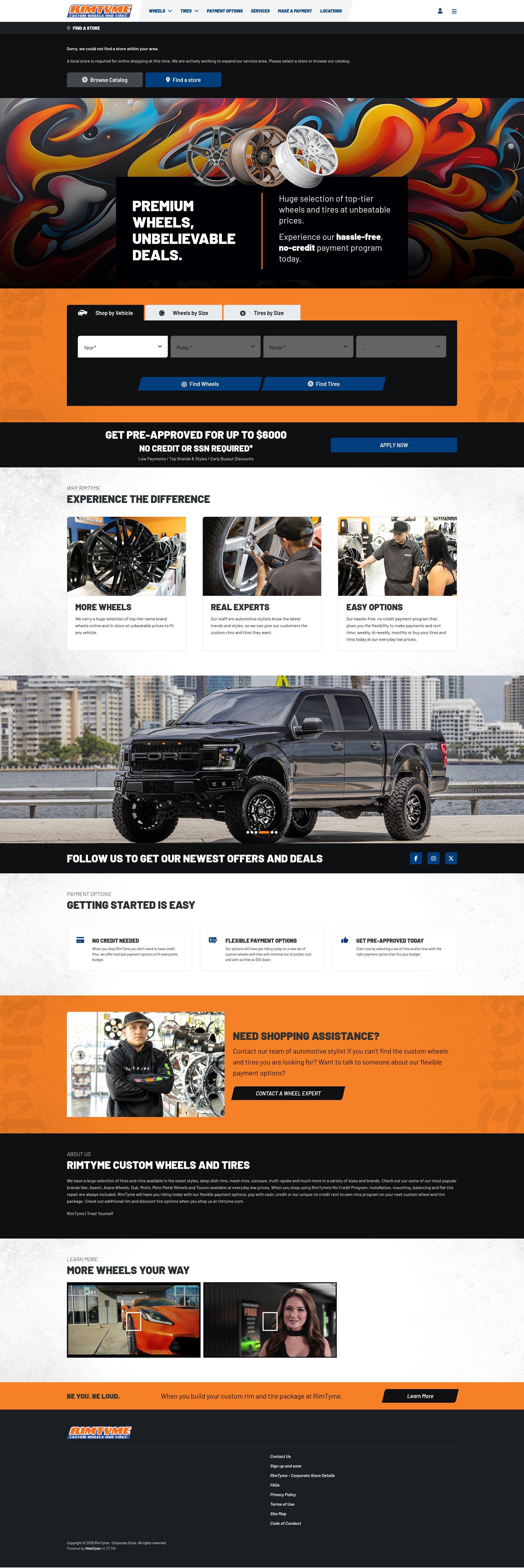 Screenshot of www.rimtyme.com