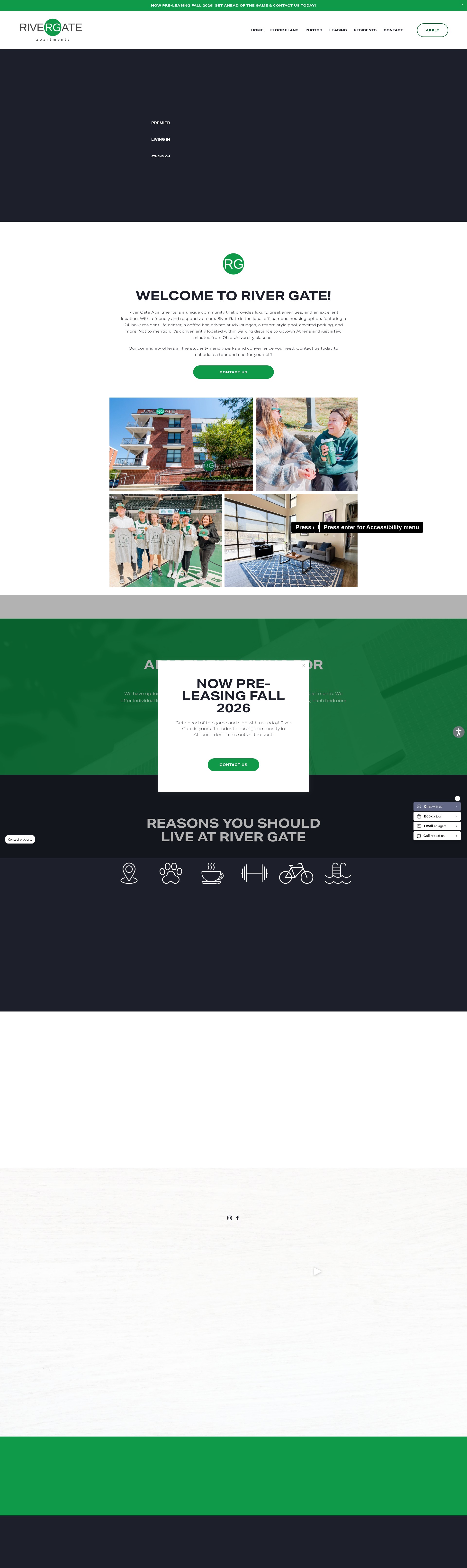 Screenshot of www.rivergateou.com