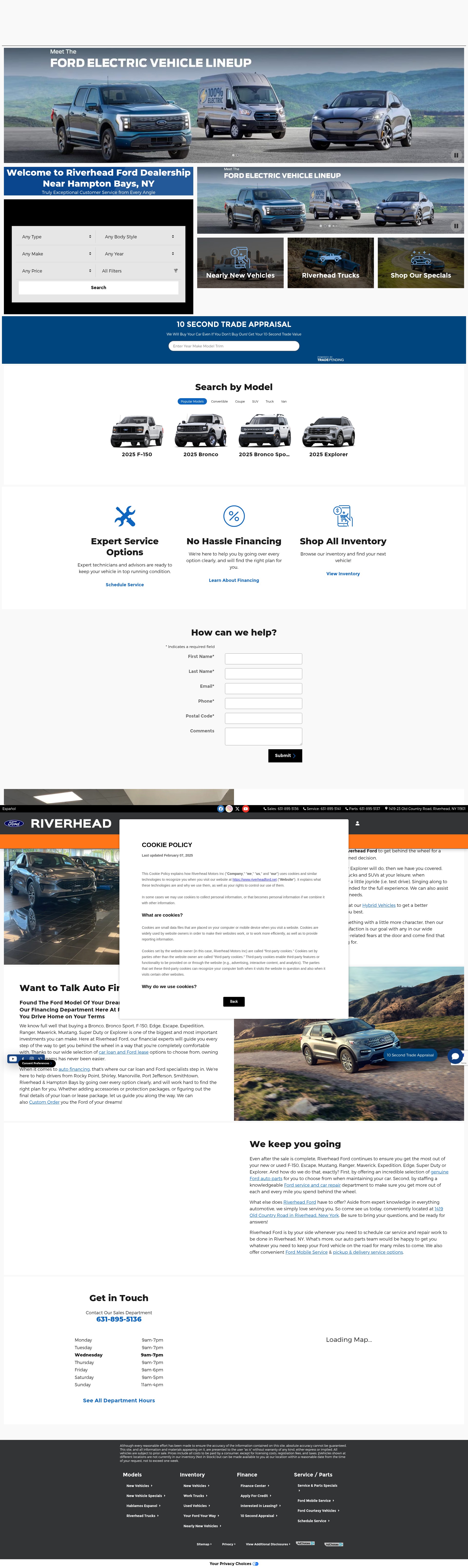 Screenshot of www.riverheadford.net