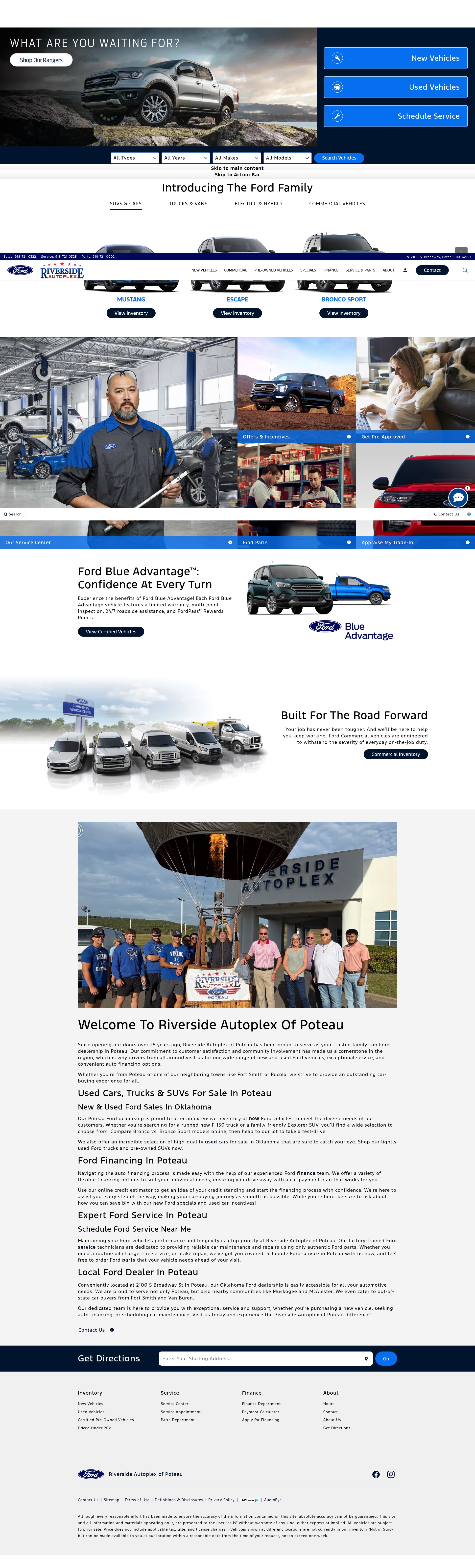 Screenshot of www.riversideautoplexford.com