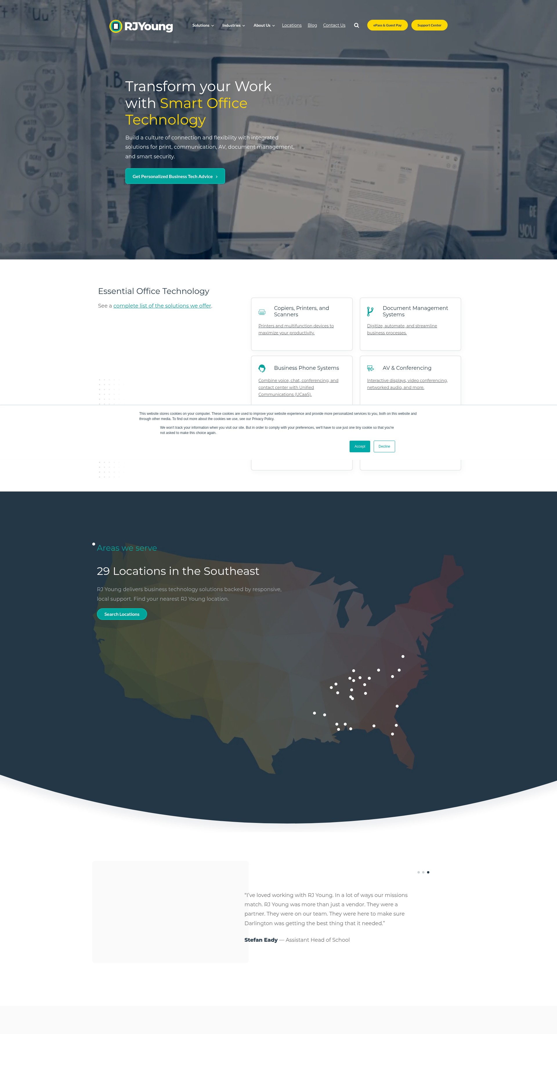 Screenshot of www.rjyoung.com