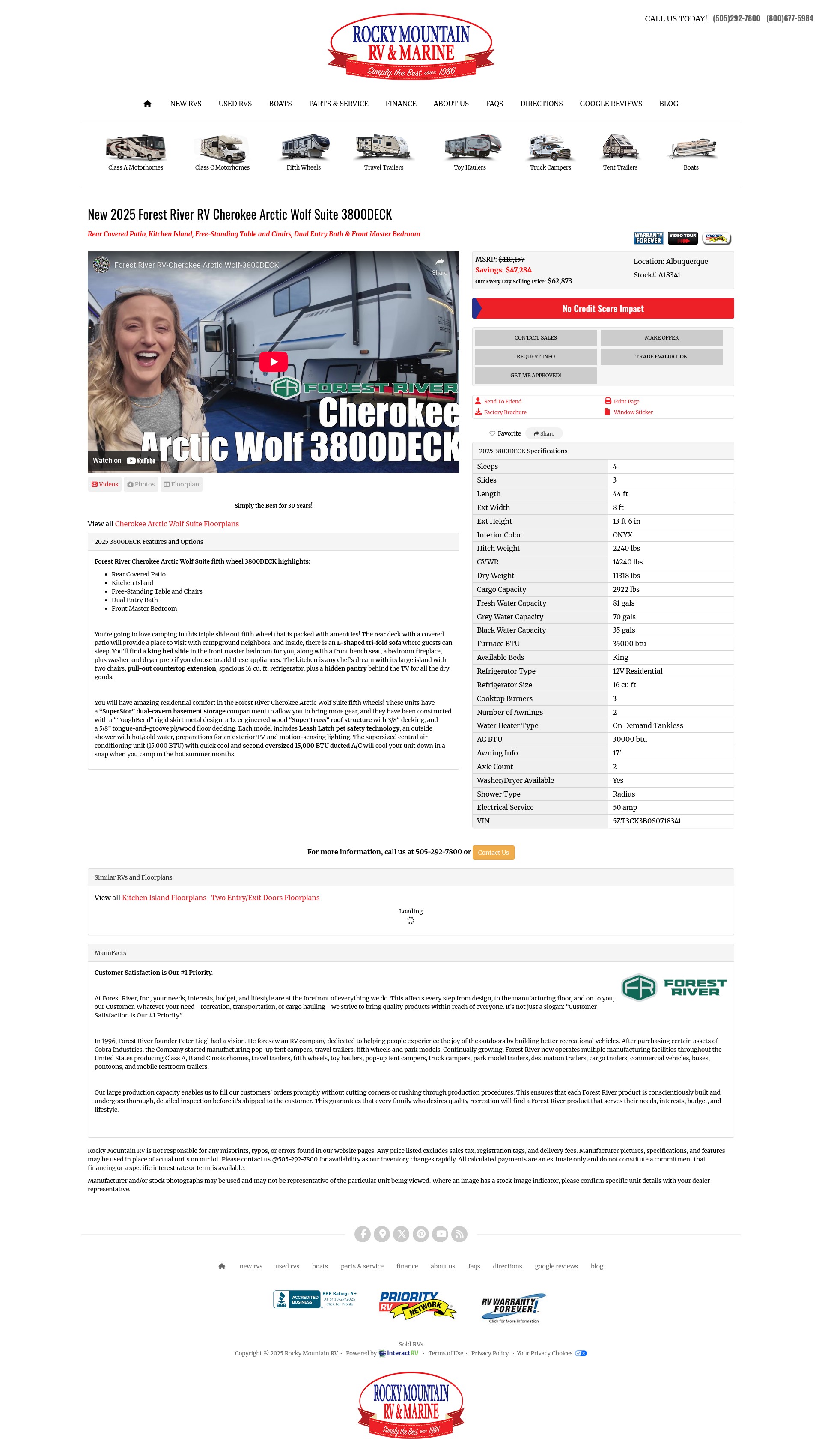 Screenshot of www.rmrv.com