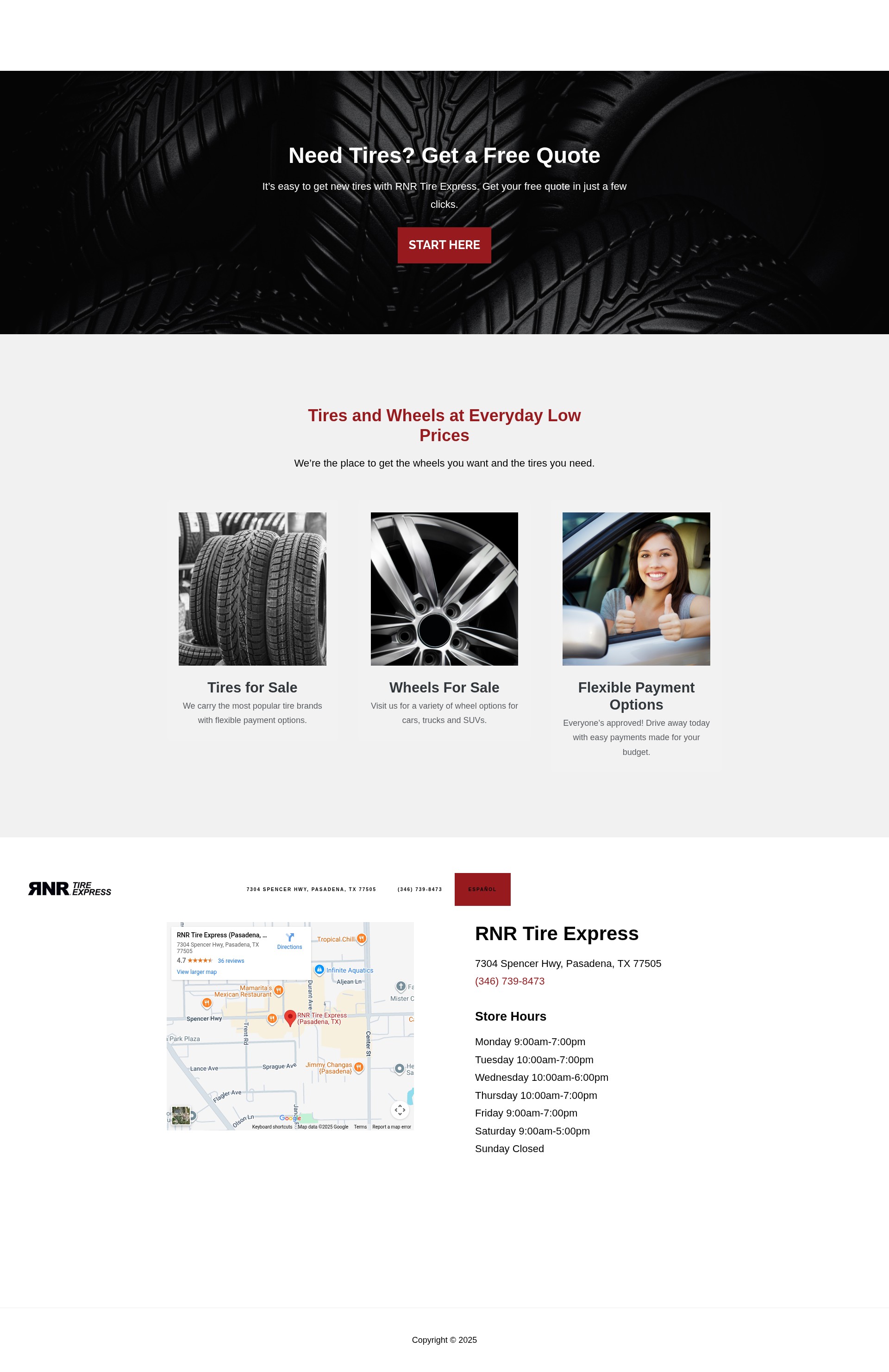 Screenshot of www.rnrquote.com