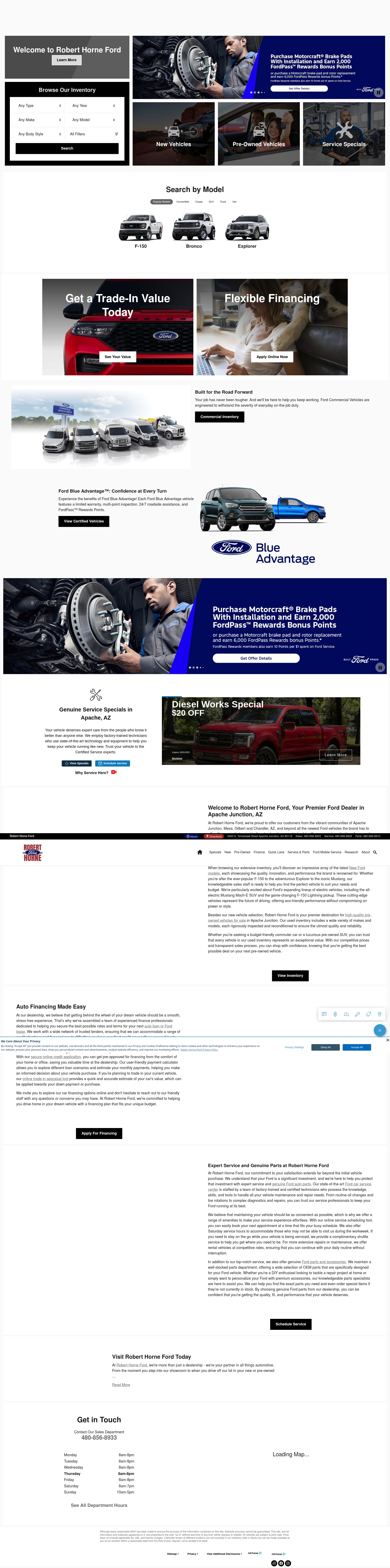 Screenshot of www.roberthorneford.com