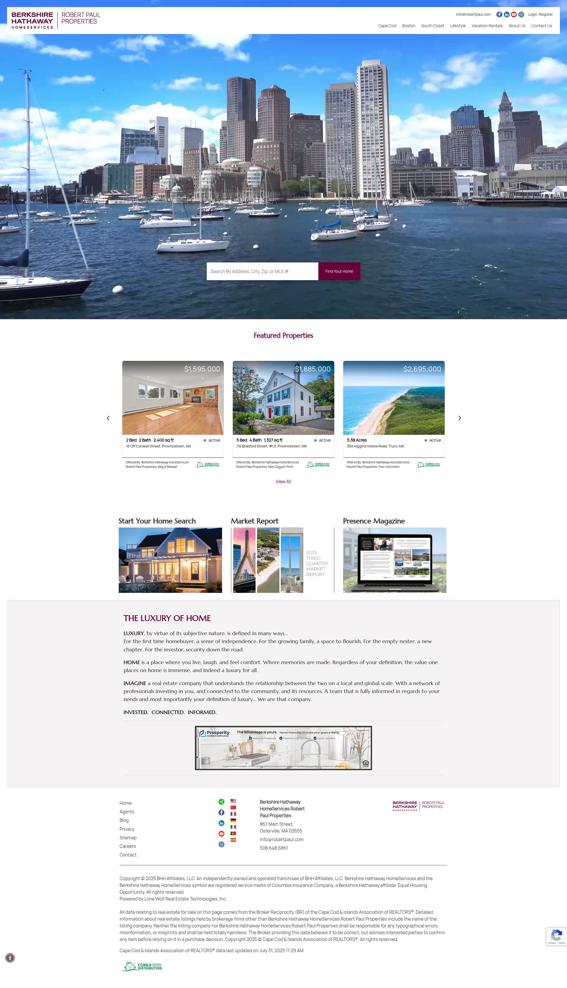 Screenshot of www.robertpaul.com